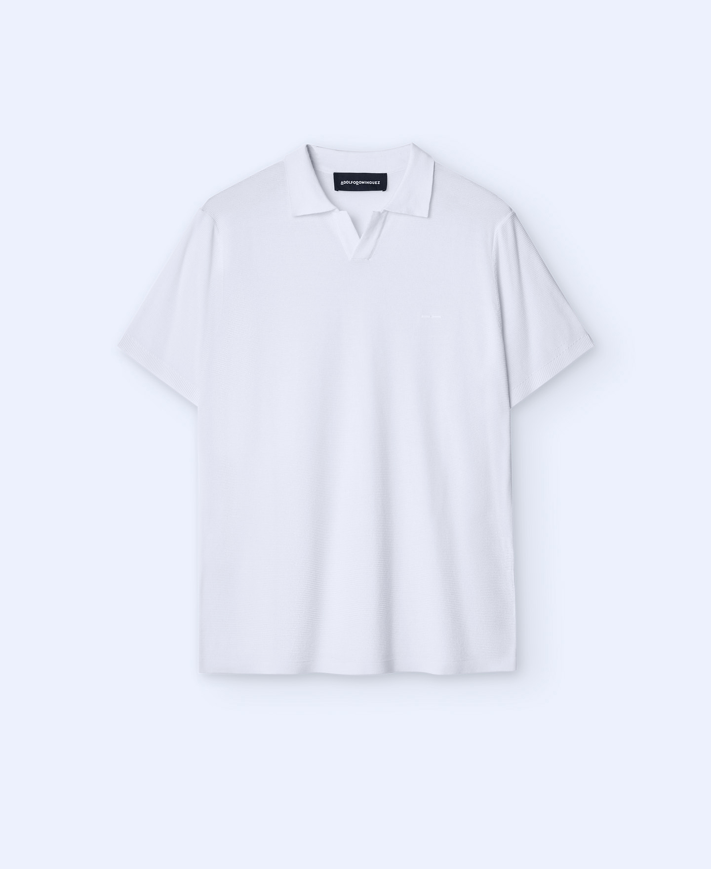 Regular fit buttonless polo shirt image number 4