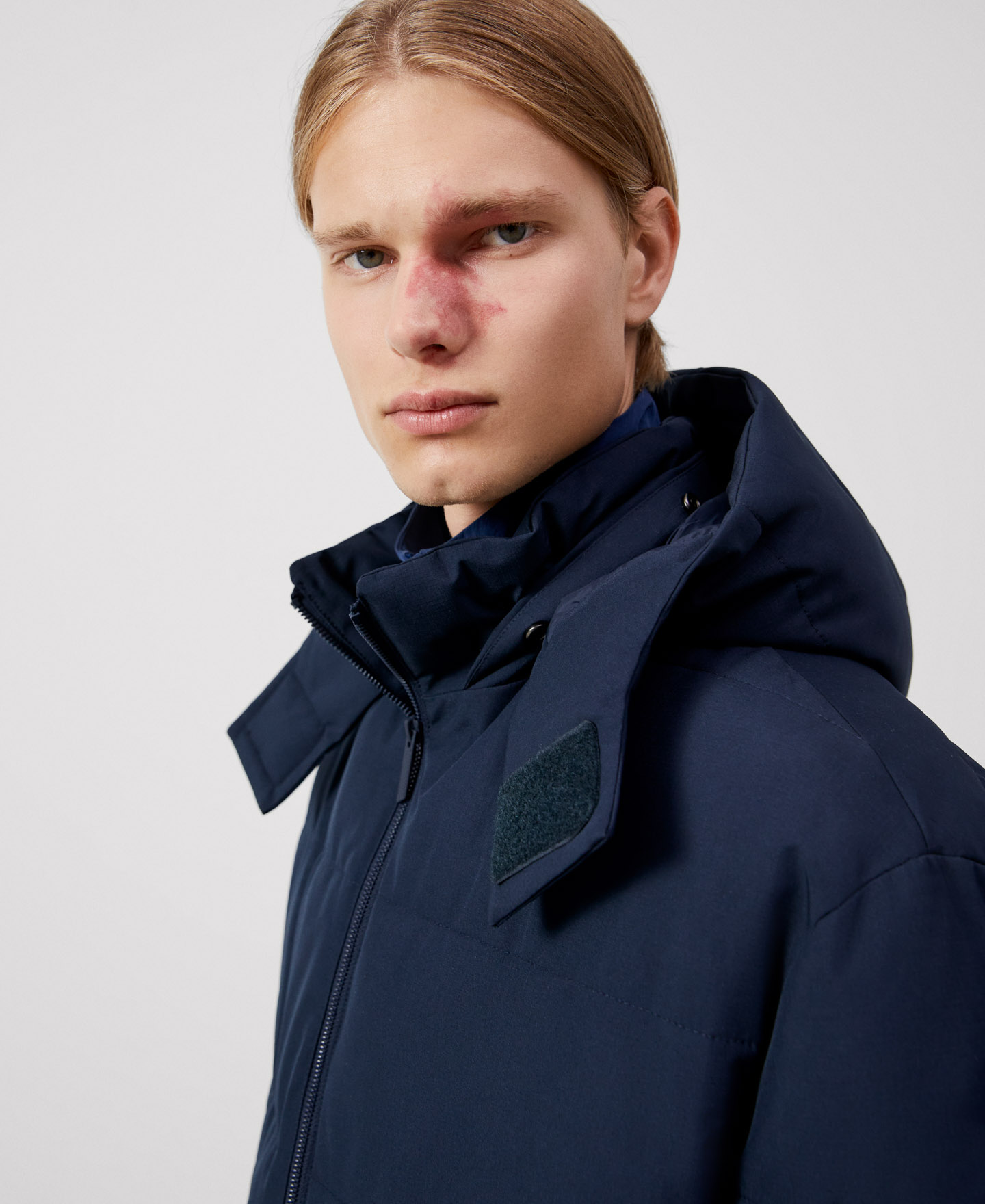 Padded hood jacket image number 3