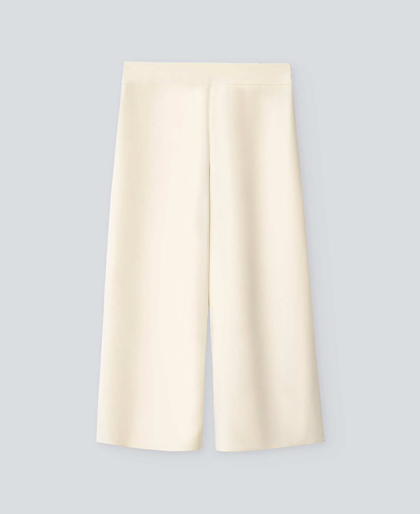 Beige cropped trousers woman image number 4