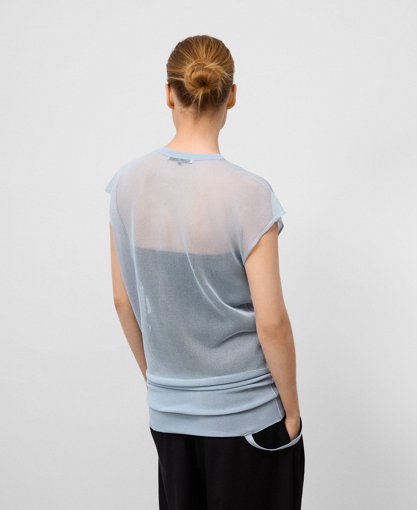 Jersey punto combinado mujer image number 2