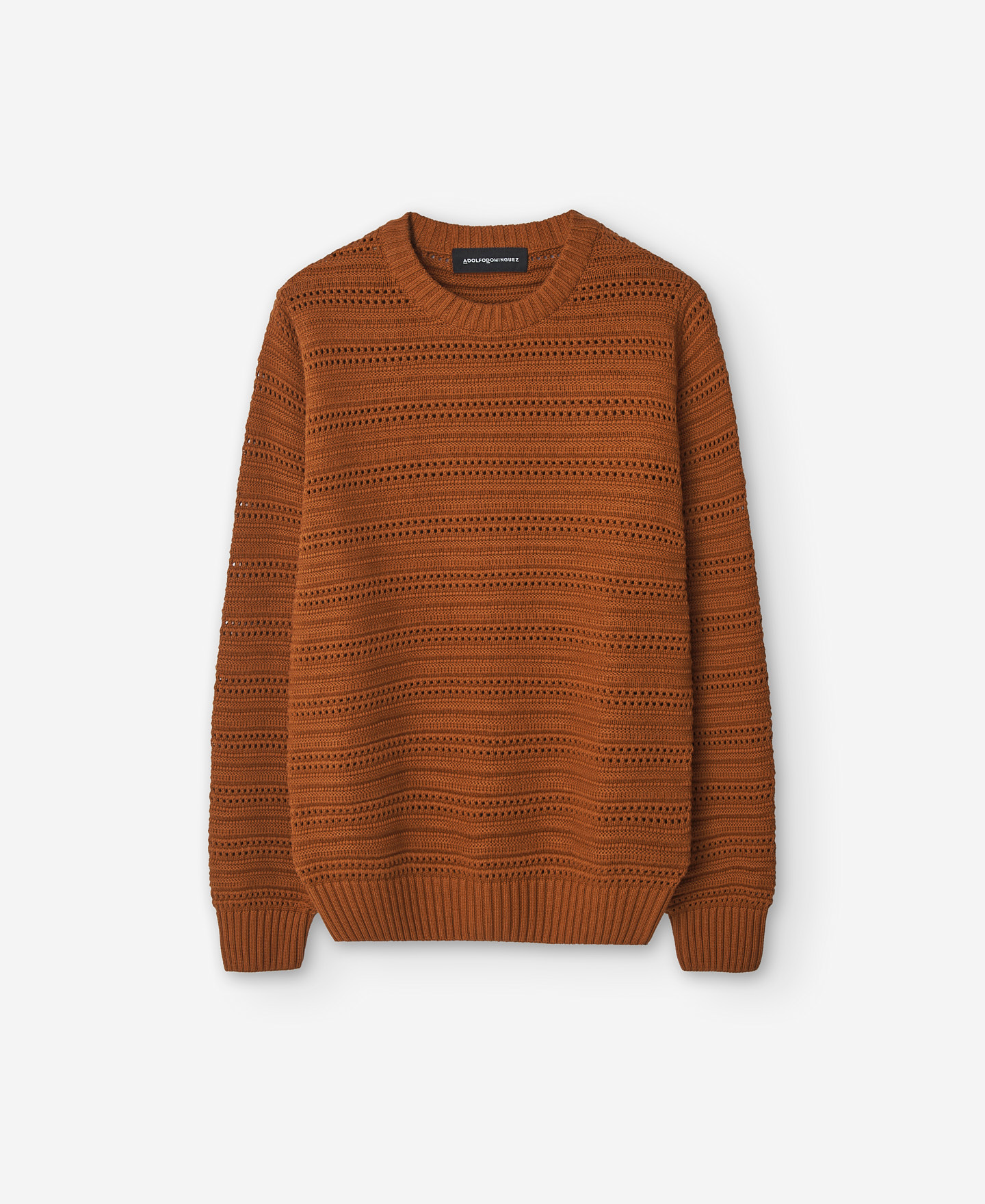 Jersey algodón para hombre color ámbar image number 4