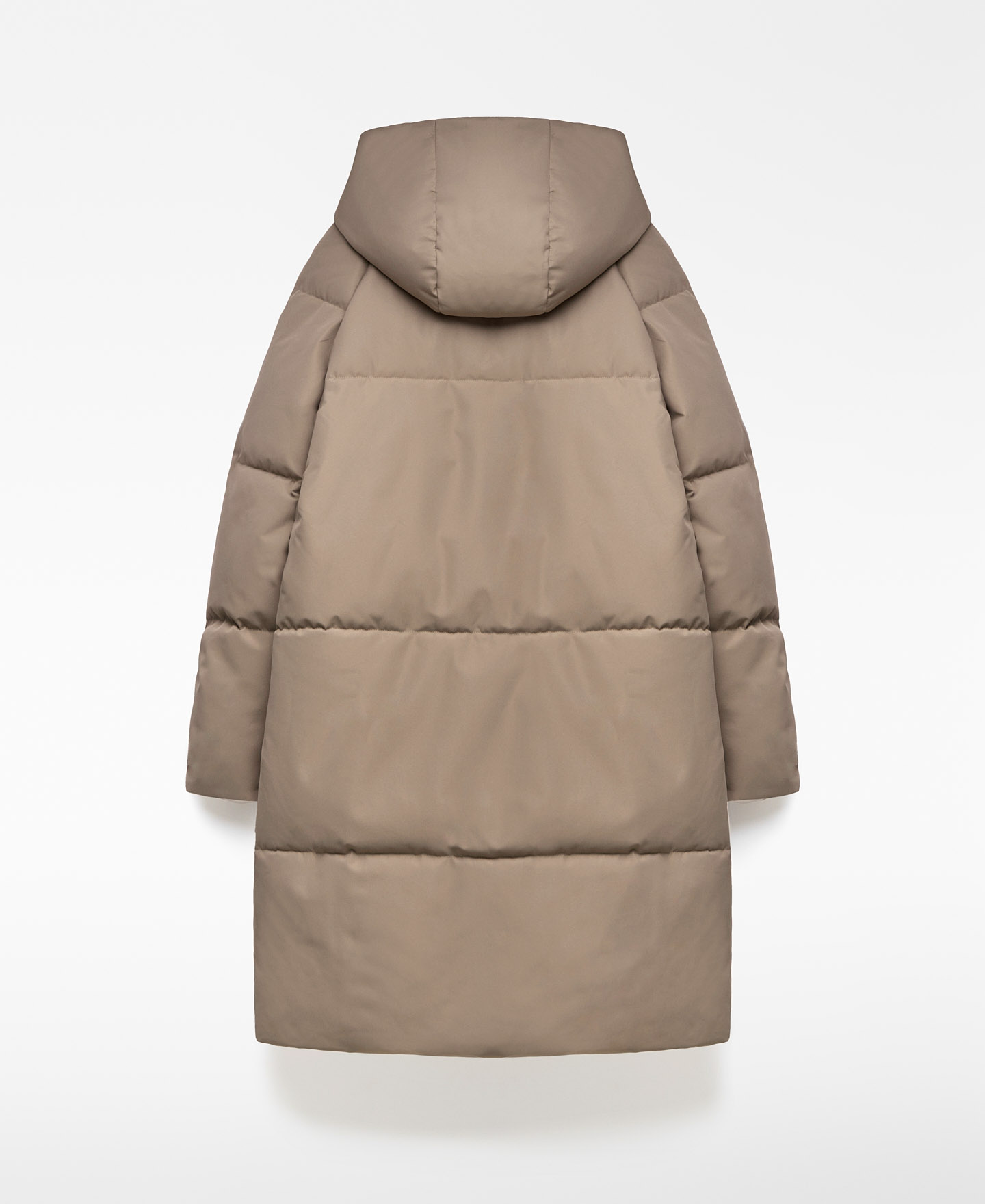 Padded long coat woman image number 7