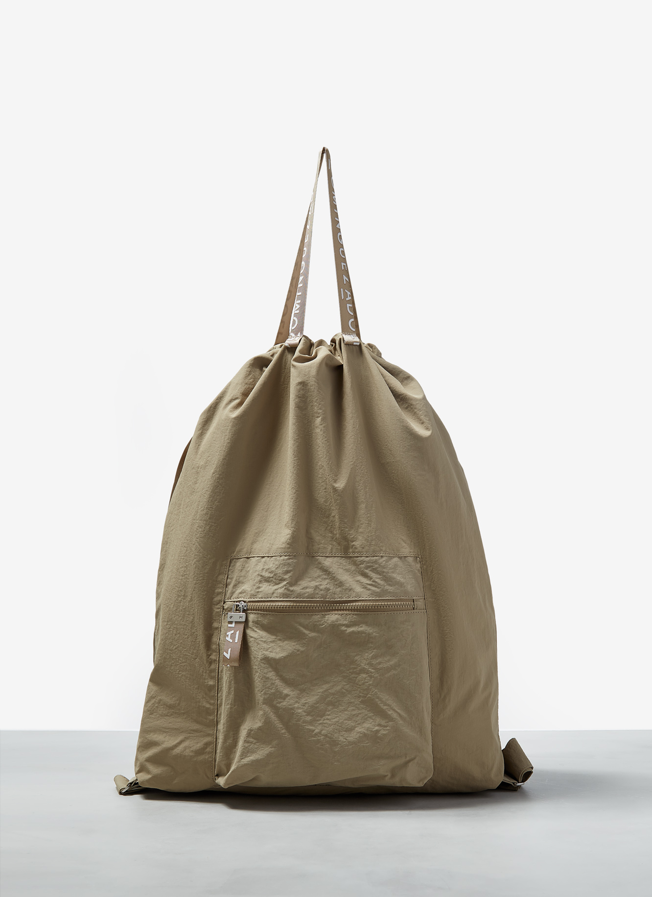 Nylon backpack with logoed handles image number 4