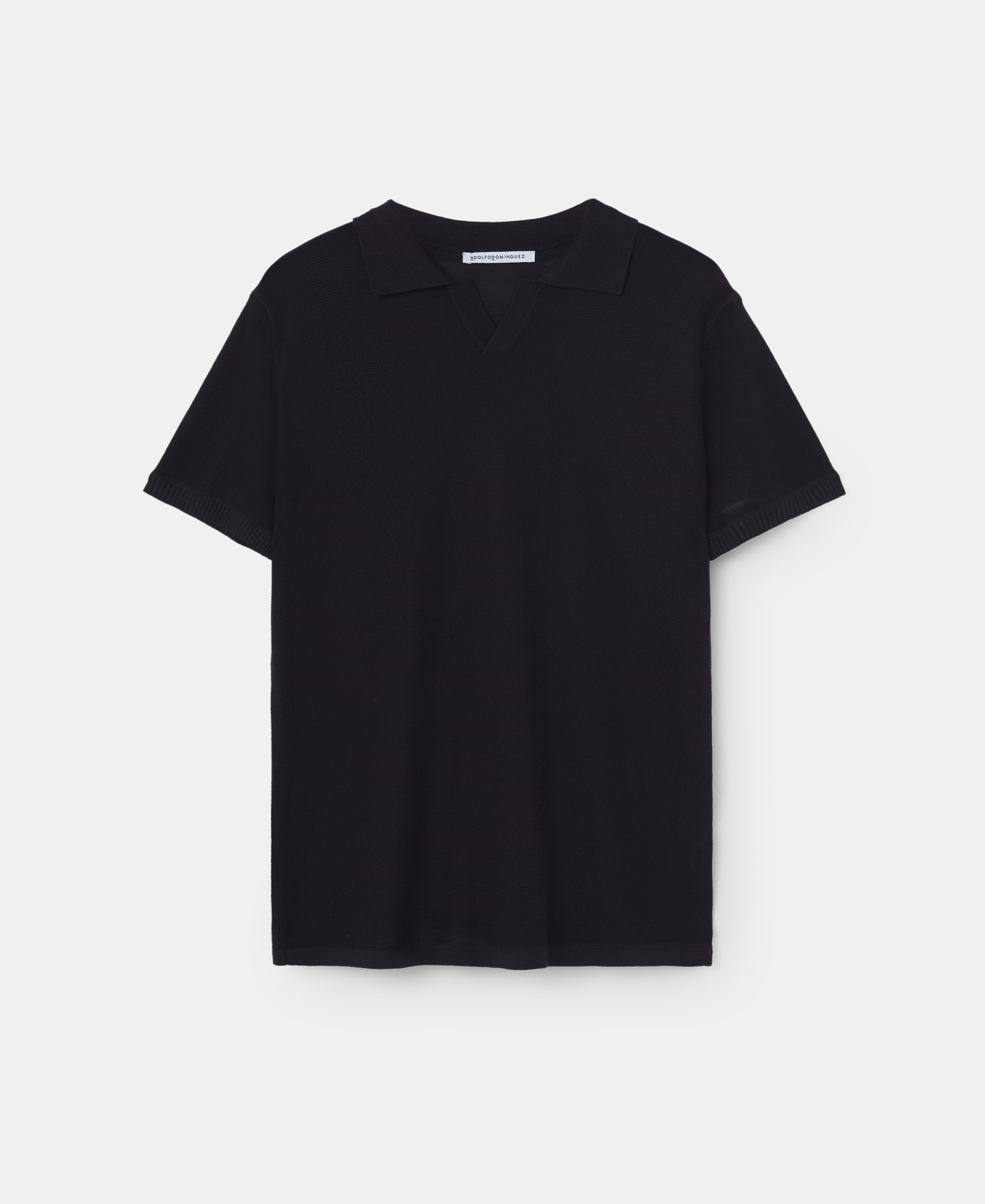 Cotton and viscose polo shirt image number 4