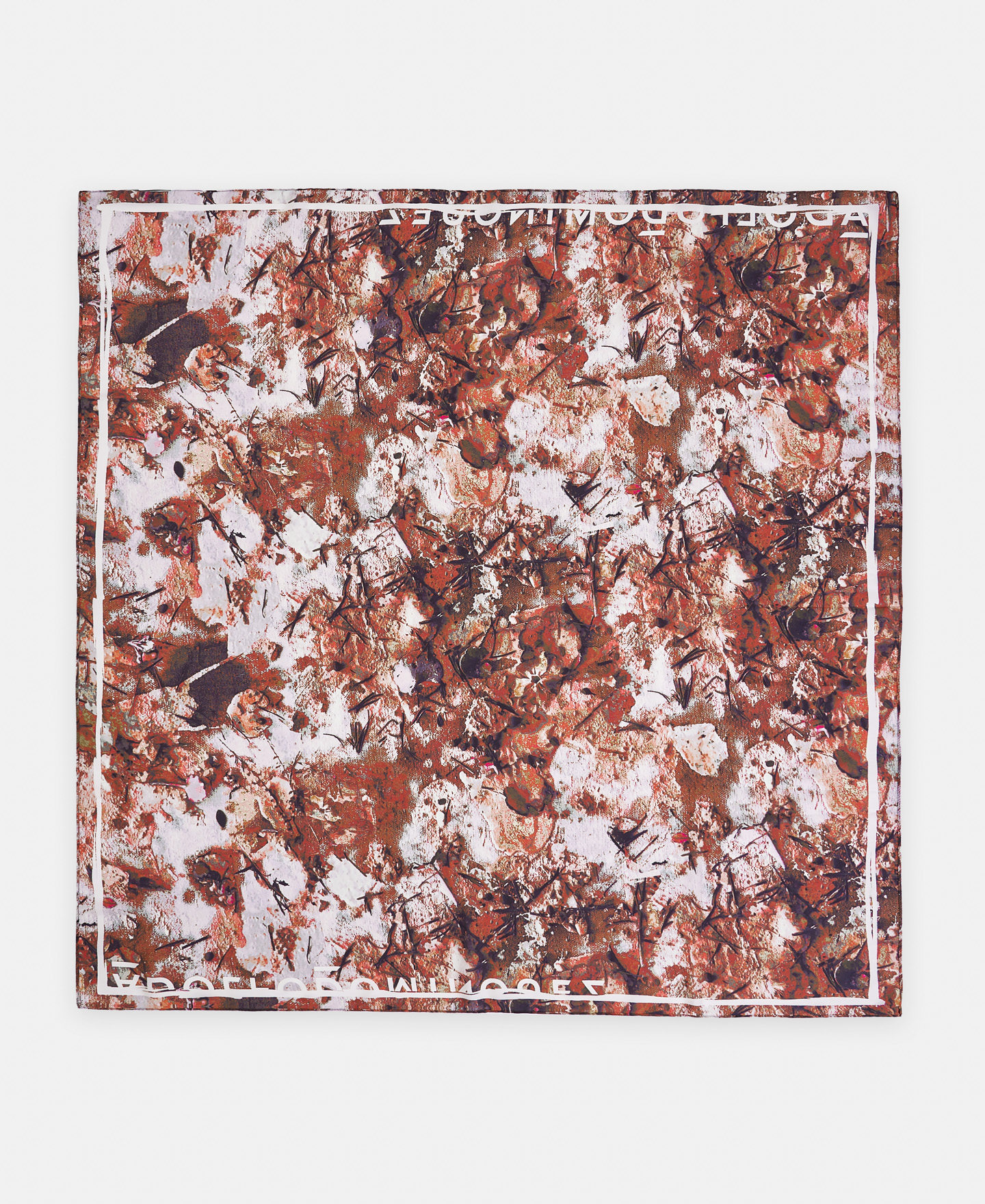 Floral square scarf image number 0