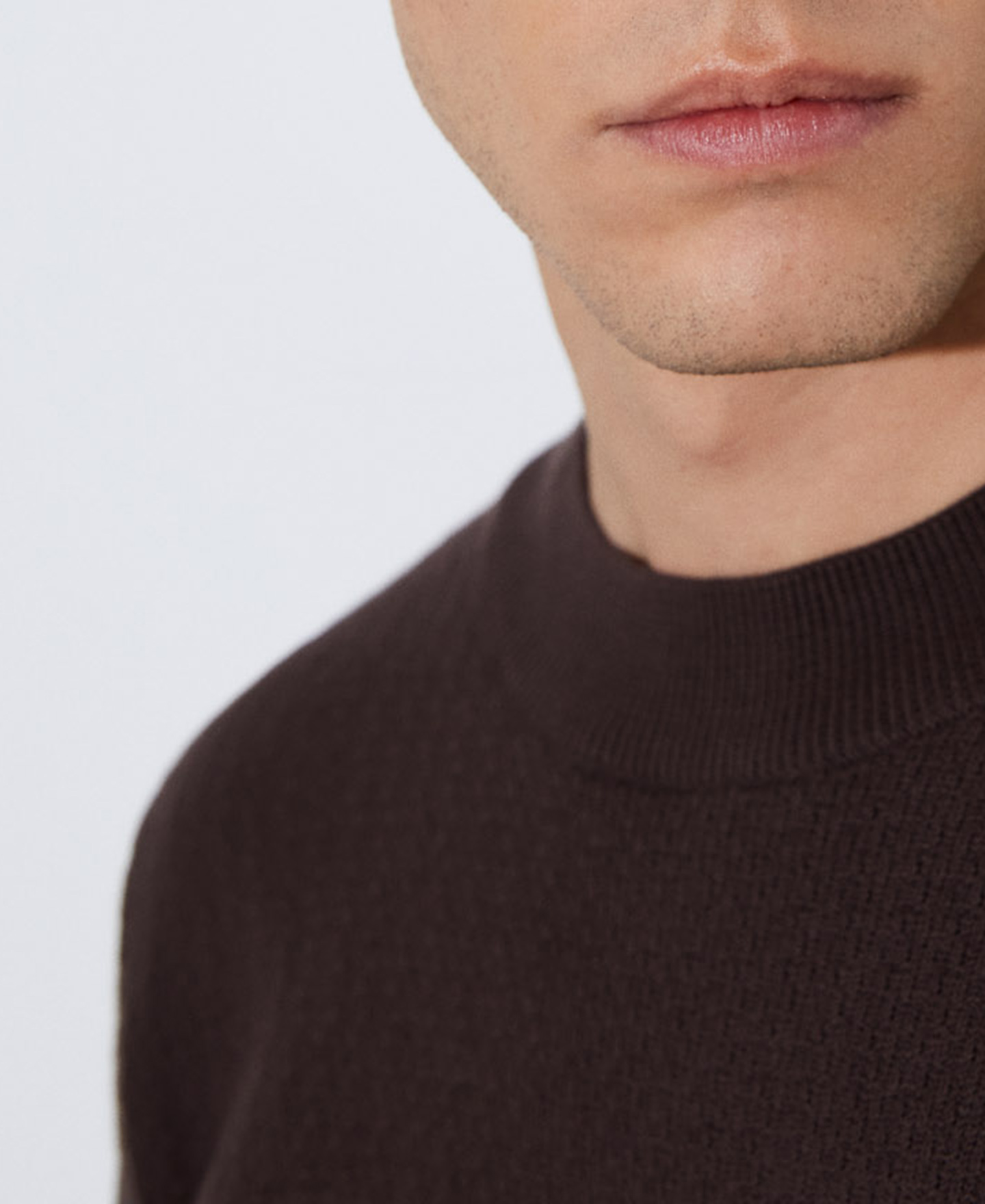 Cotton knit sweater image number 3