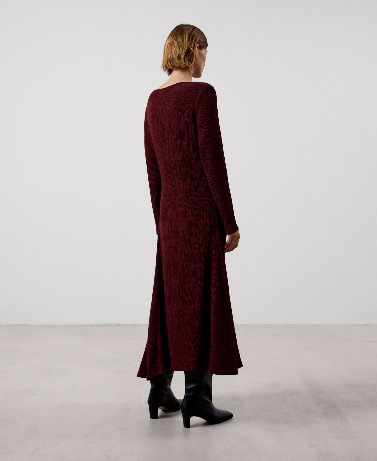 Dolman sleeve long dress image number 2