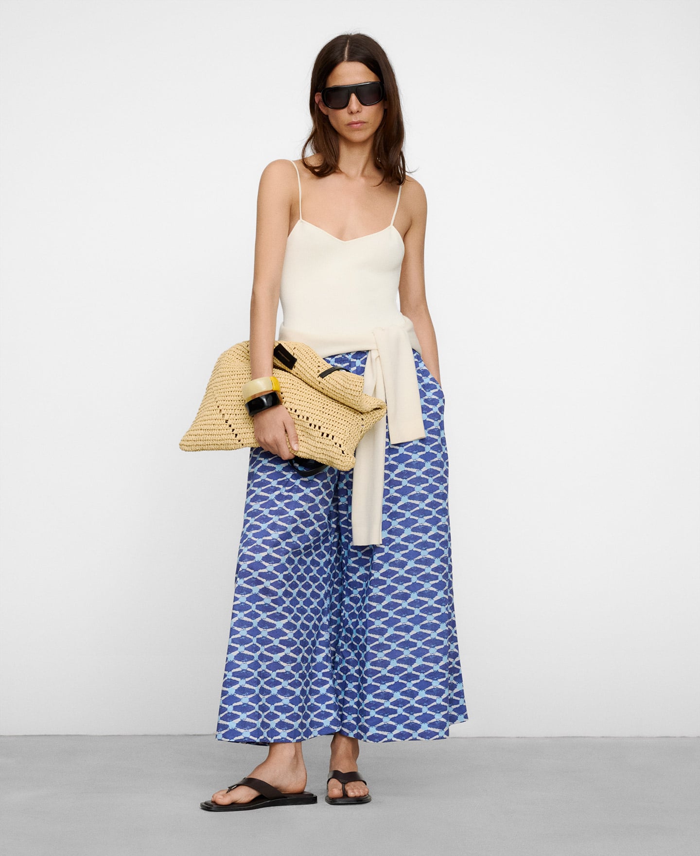 Pantal&oacute;n culotte estampado algod&oacute;n image number 1
