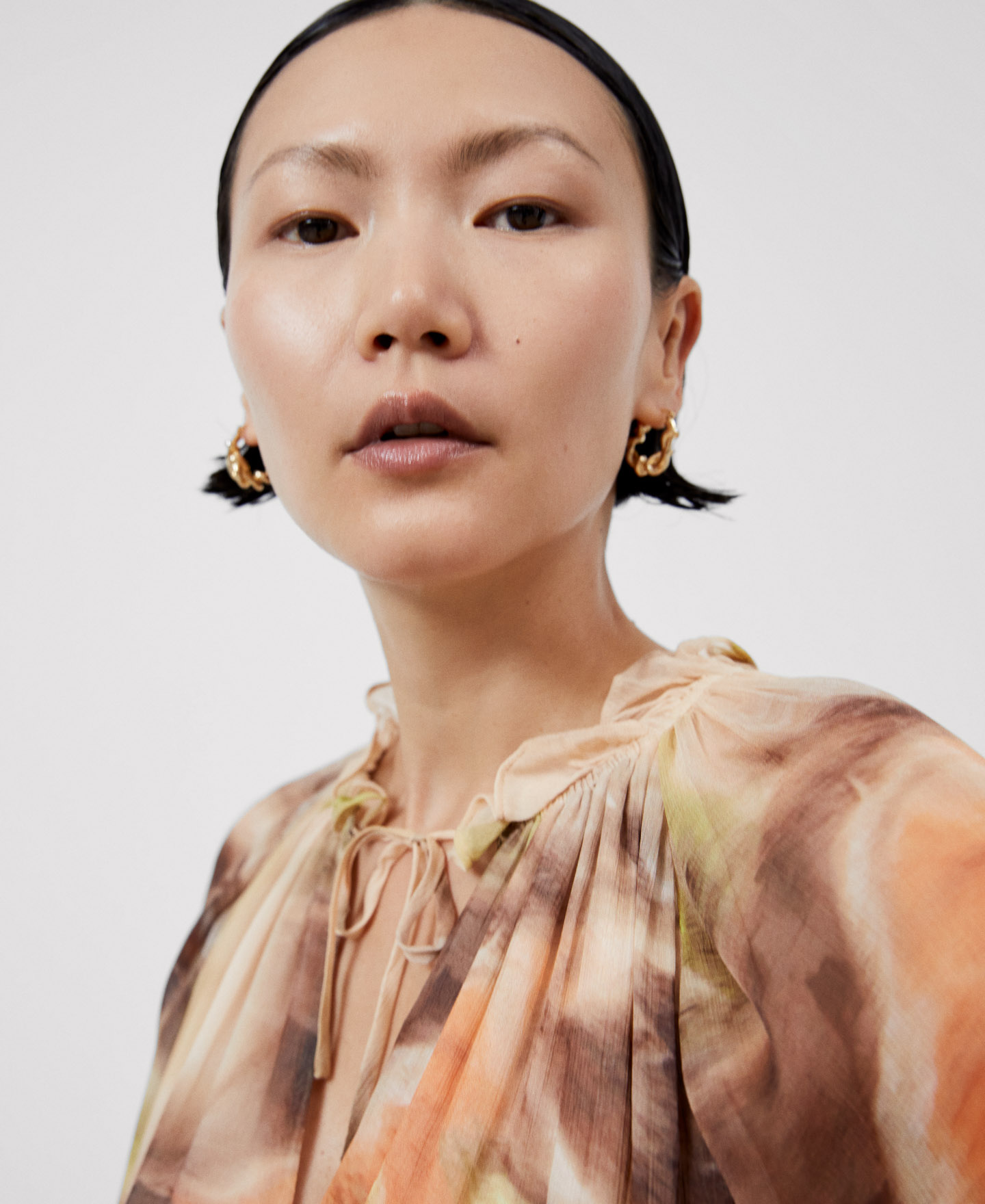 Print midi dress image number 3