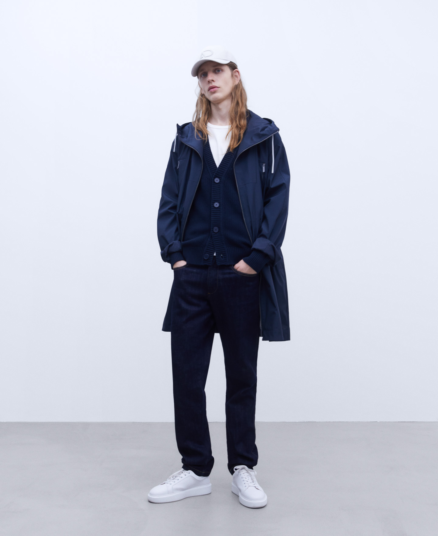 Nautic parka with hood image number 1
