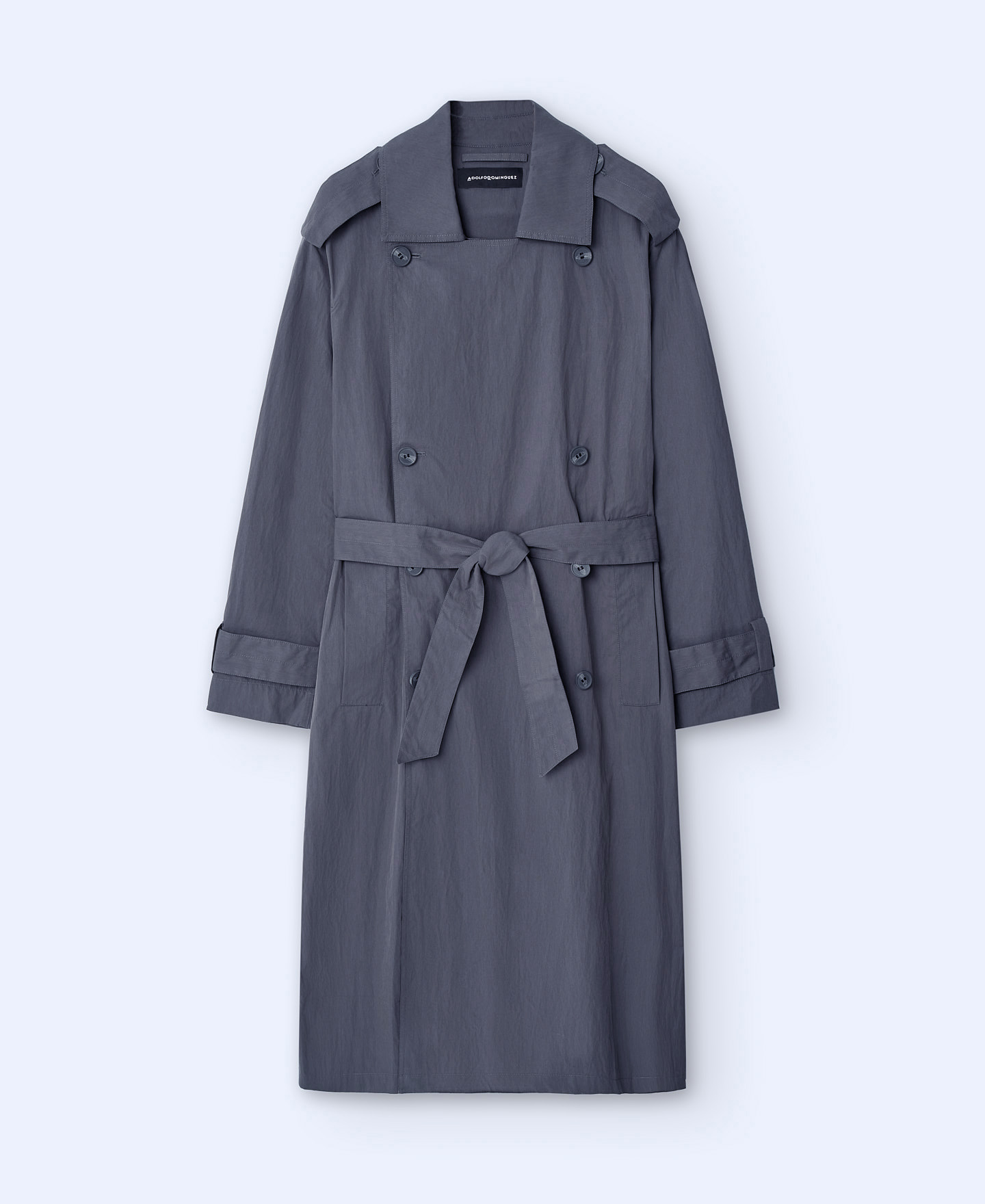 Epaulette Double Breasted Trench Coat image number 6