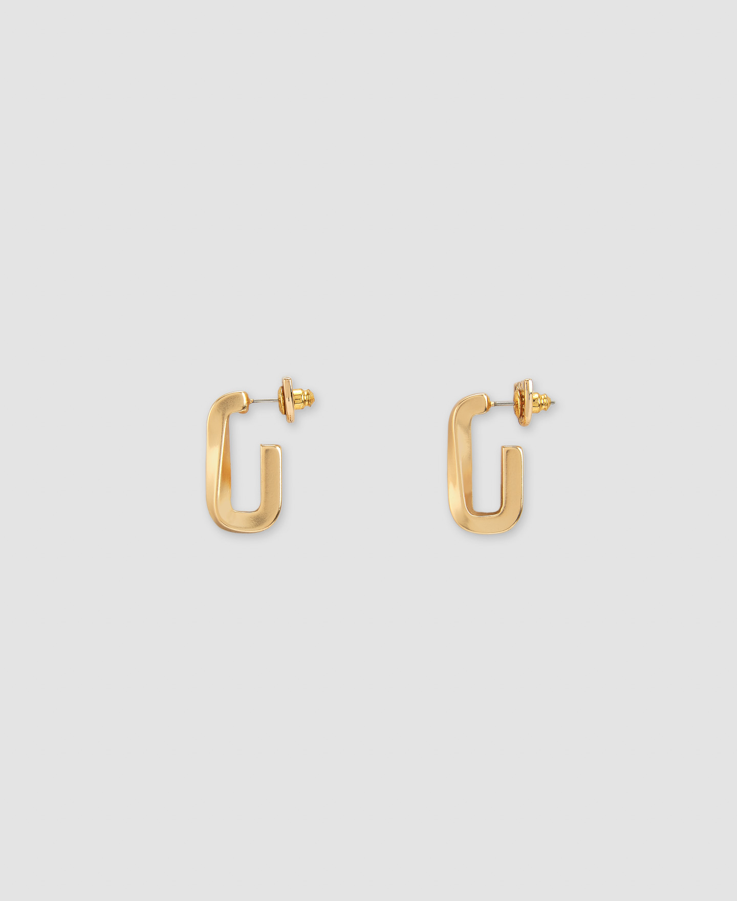 Zinc and steel Twist earring image number 0