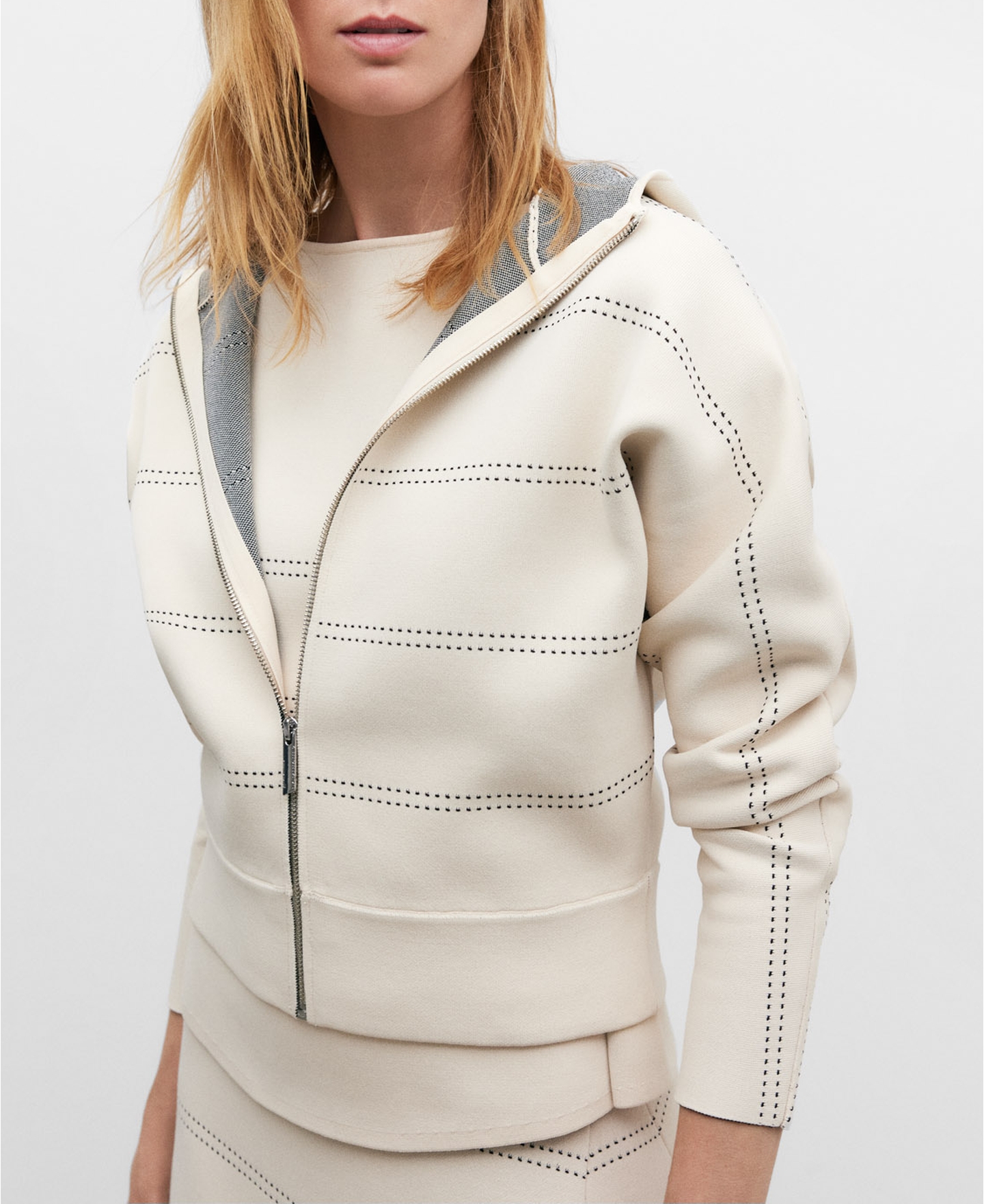 Exposed stitching short jacket woman image number 0