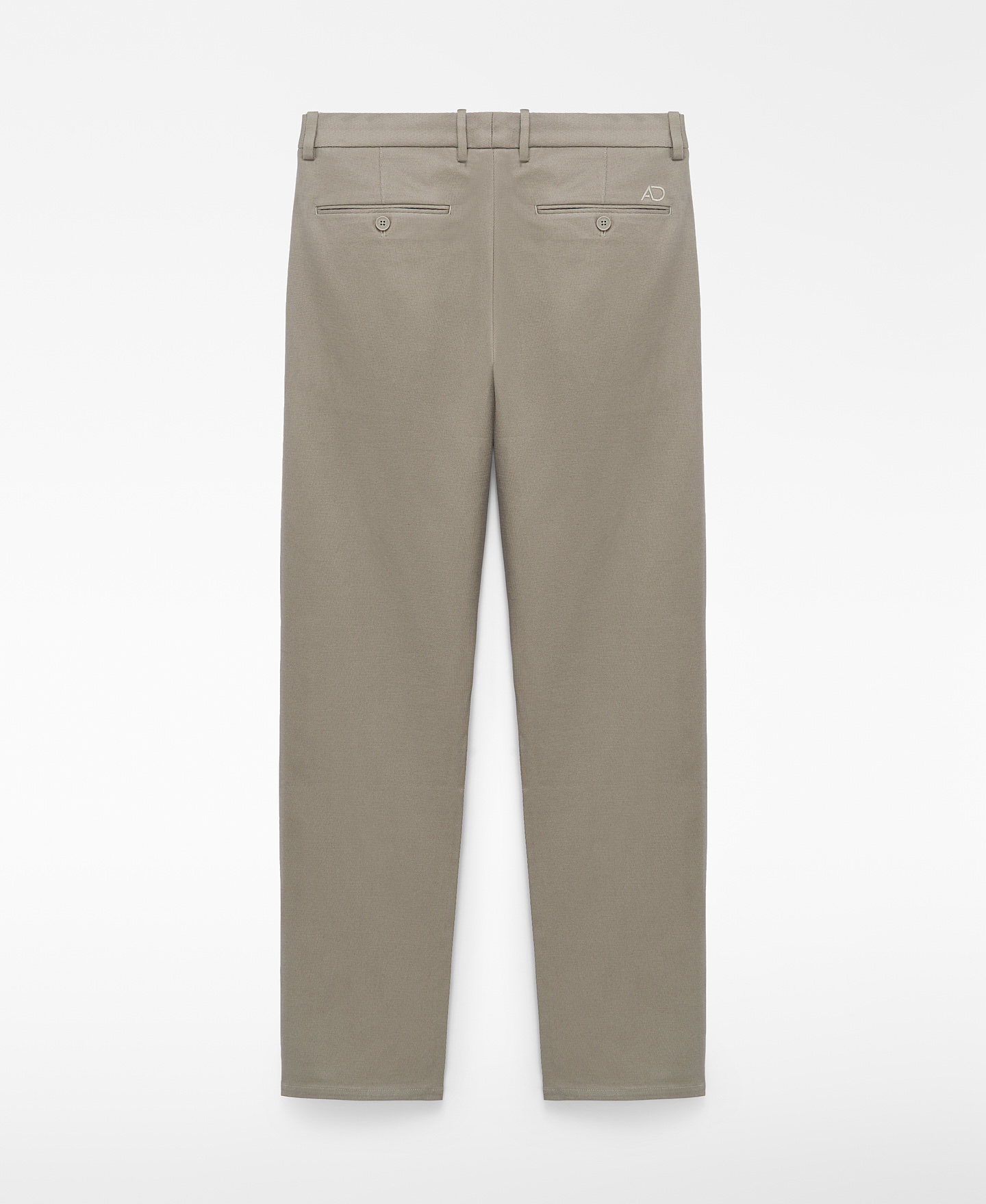 Regular fit microtexture chino trousers image number 5