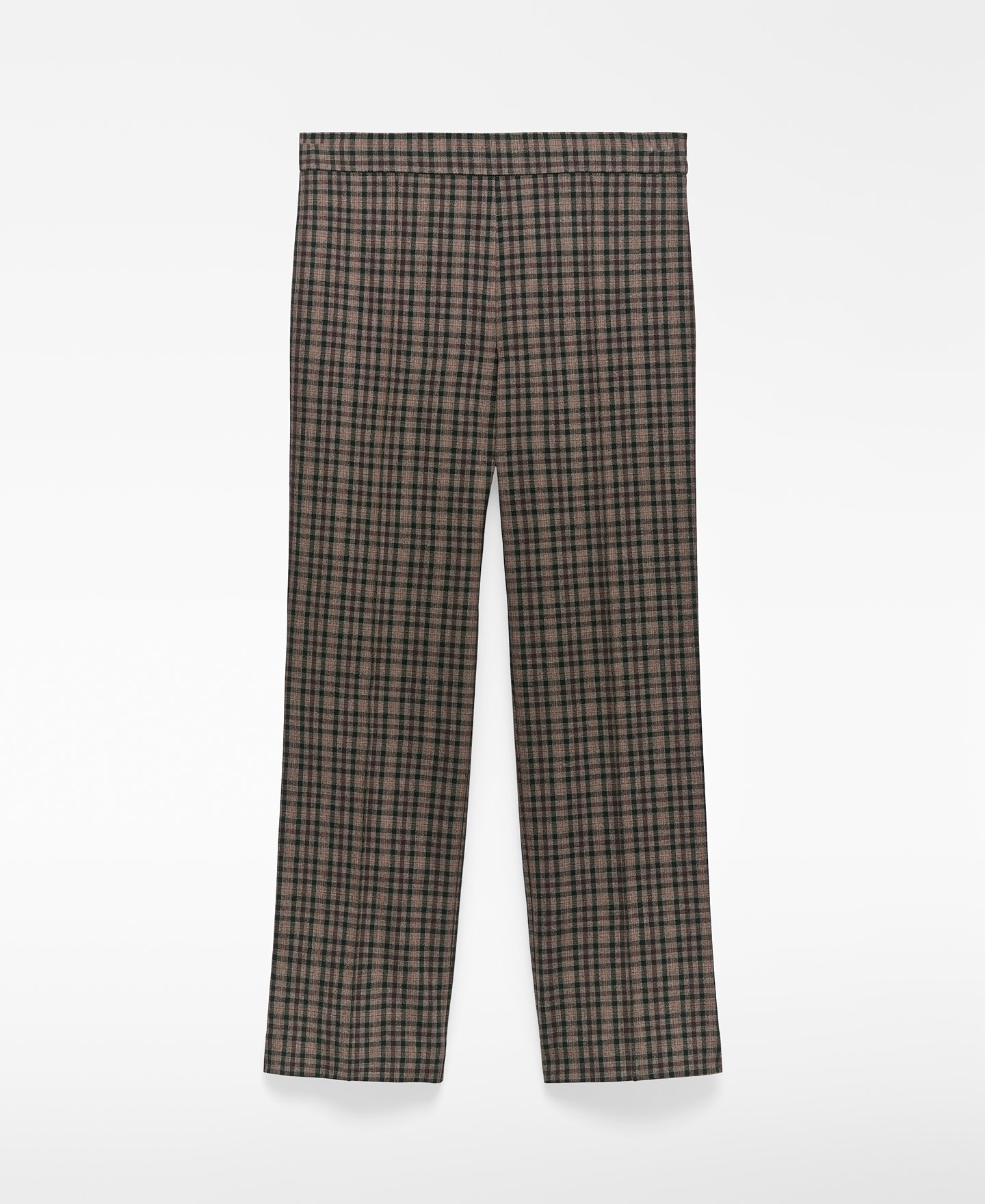 Slim-Fit-Hose mit Karomuster für Damen image number 4