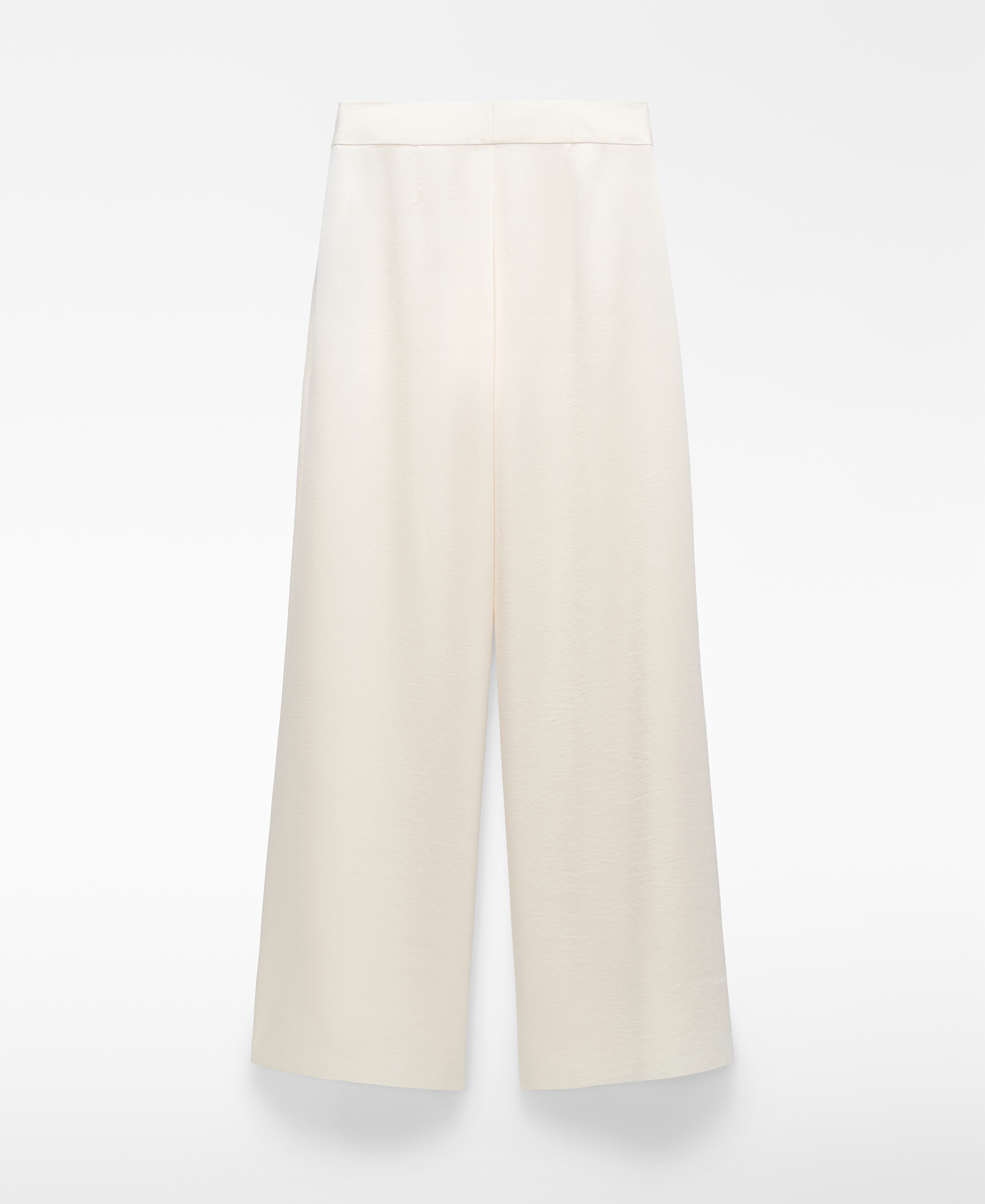 Satin palazzo trousers image number 5