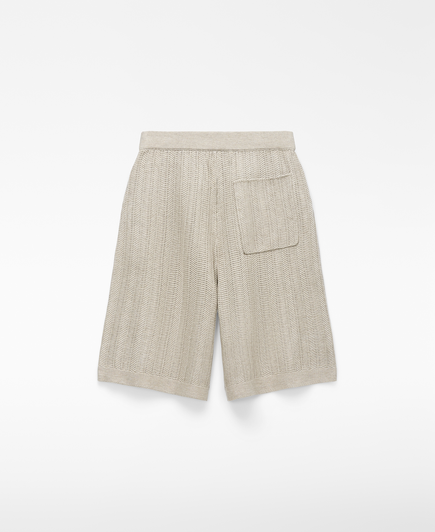 Raffia texture oversize bermuda shorts image number 5