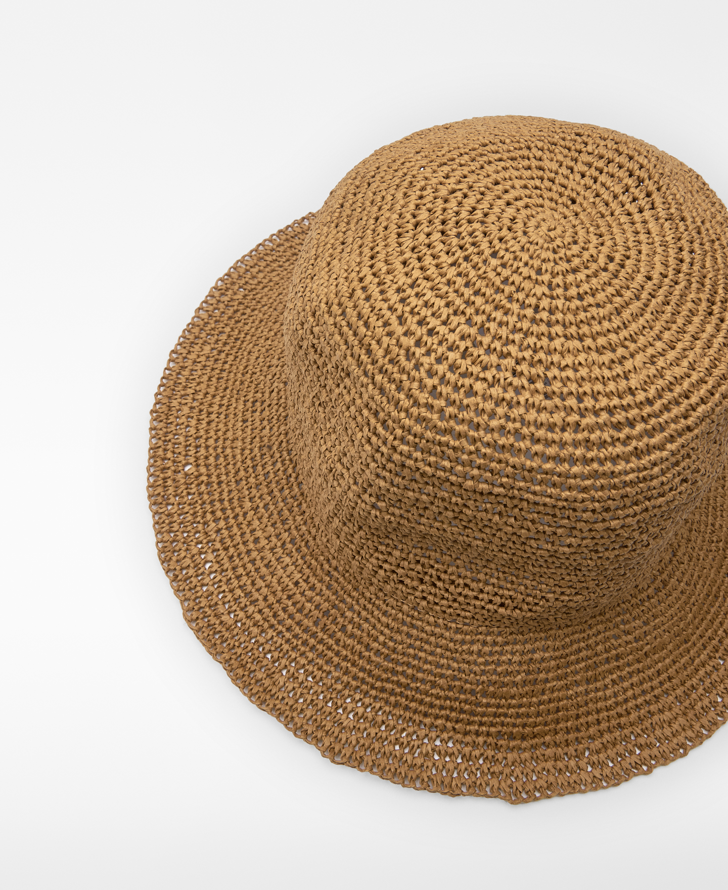 Sombrero bucket crochet papel mujer image number 2