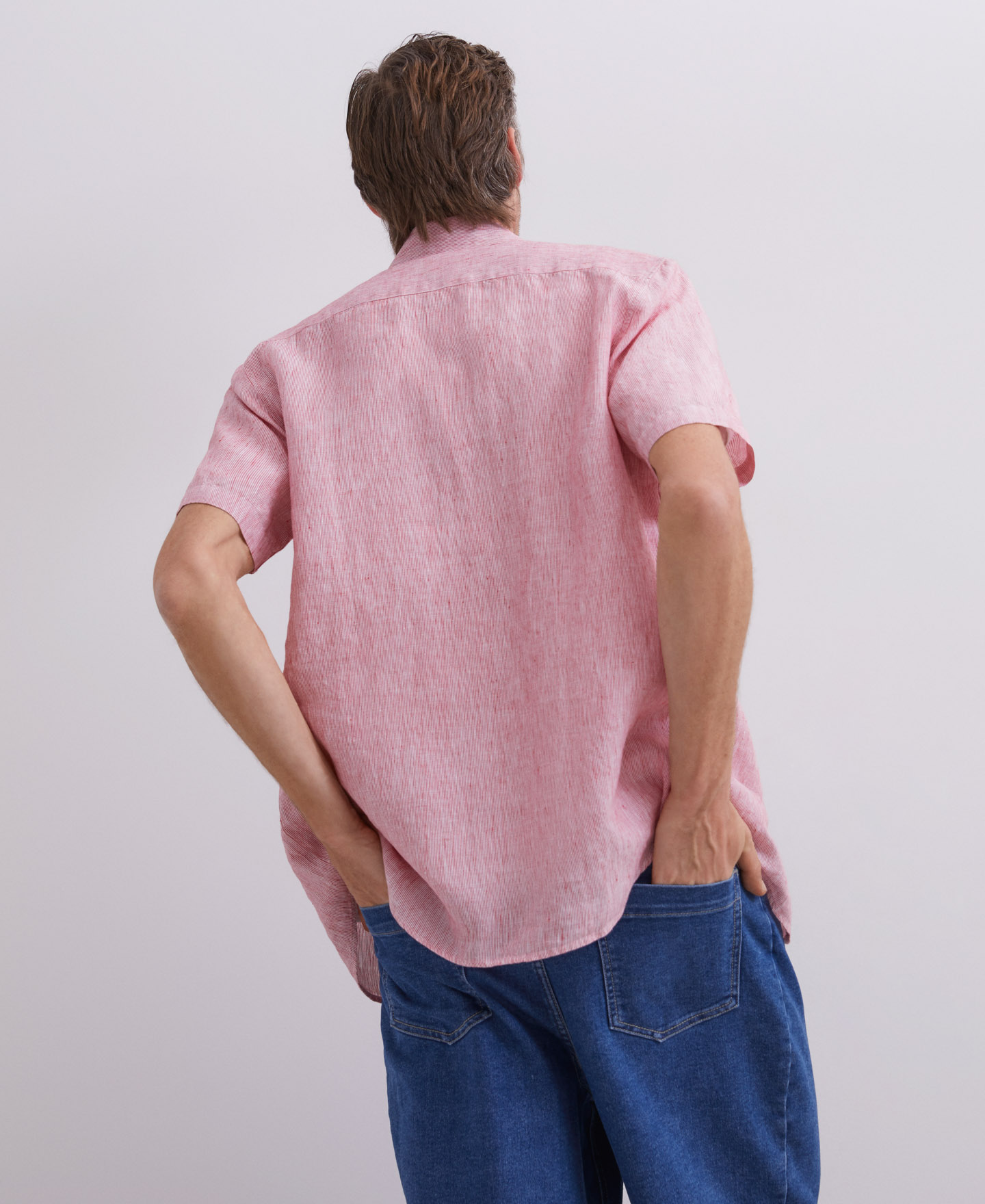 Linen printed shirt image number 2