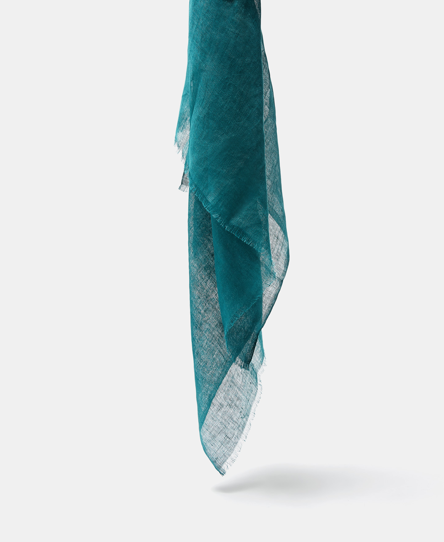 Plain linen foulard image number 1