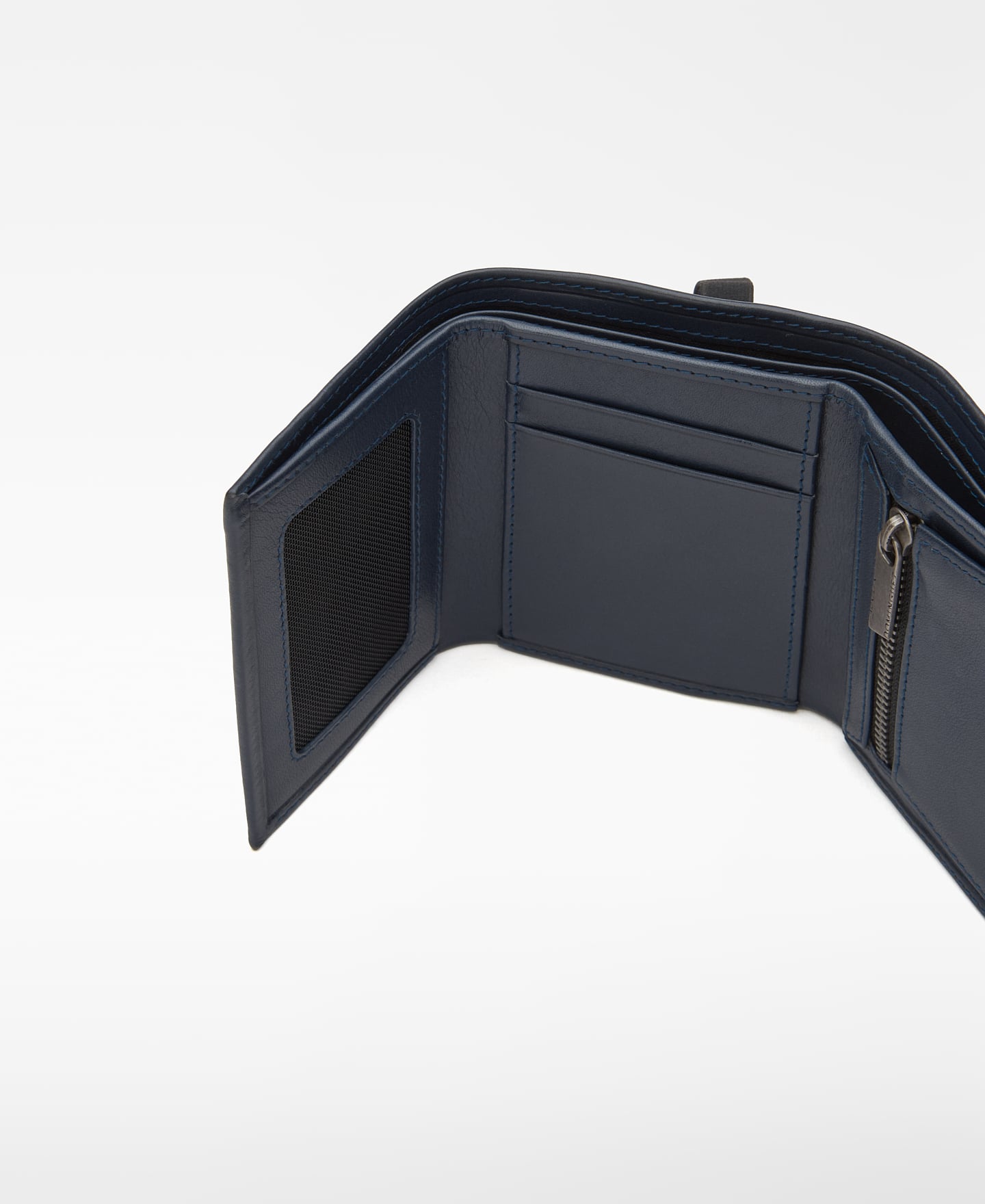 Leather tri-fold wallet image number 2