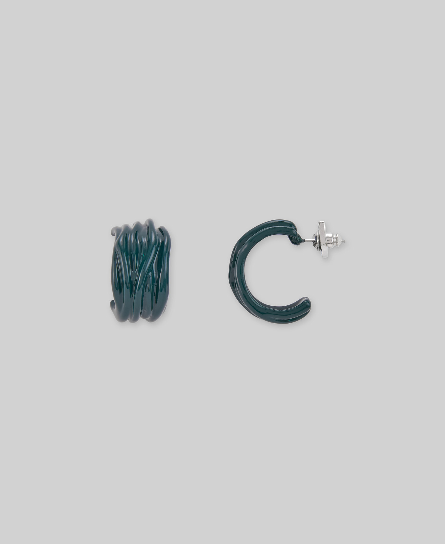 Metal tubular hoops woman image number 0