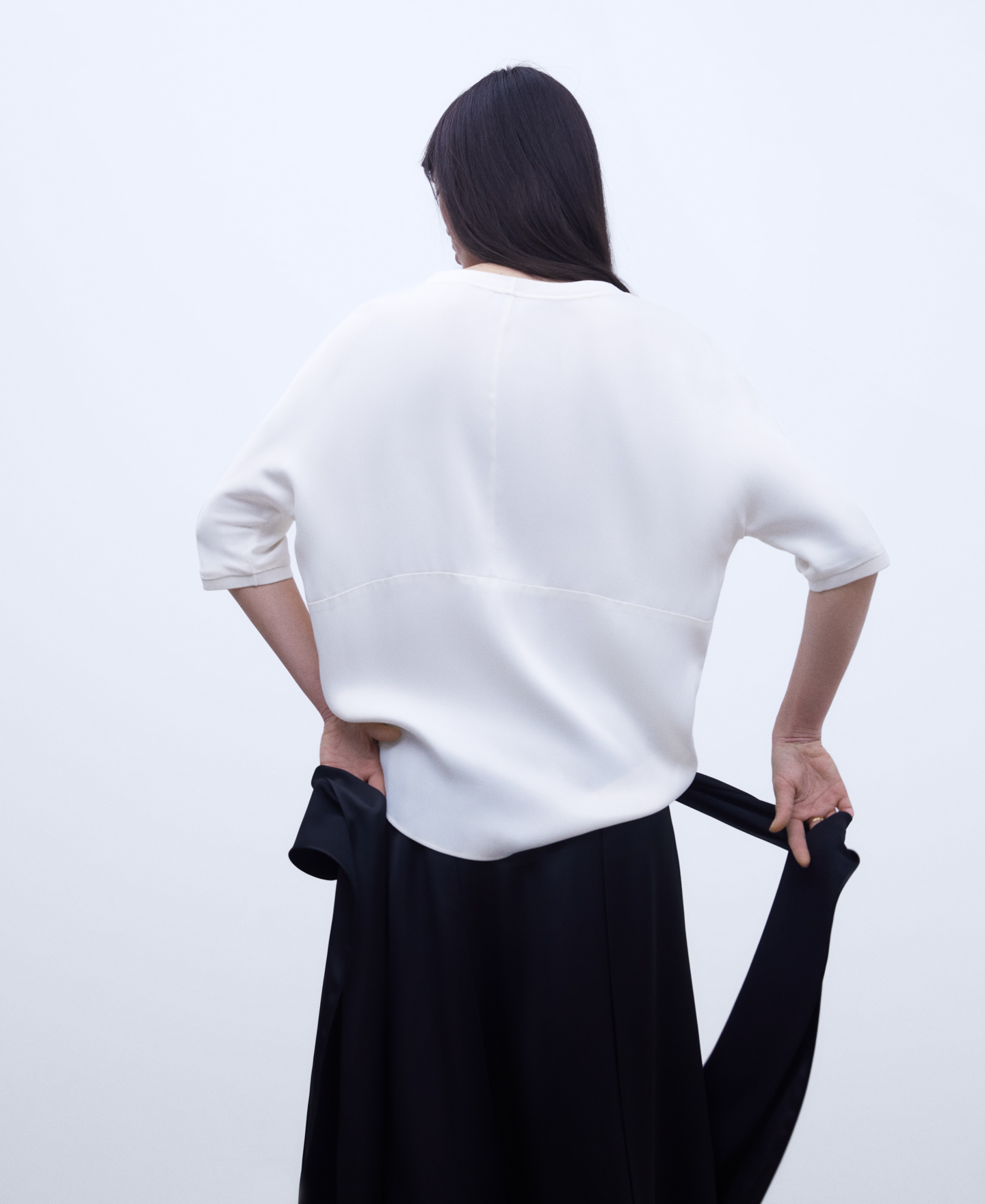 Viscose fluid blouse image number 3