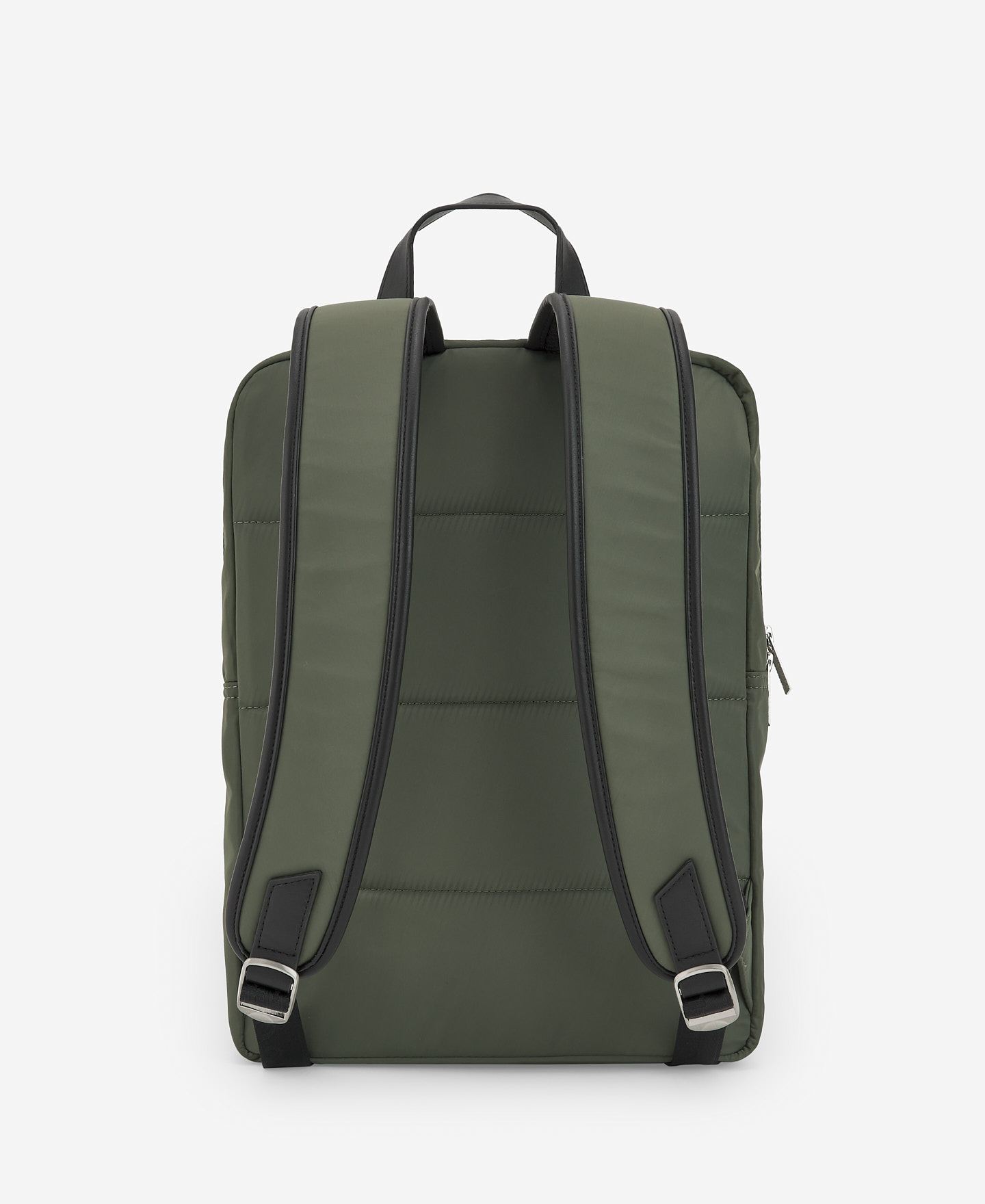 Recycled polyester green backpack image number 1