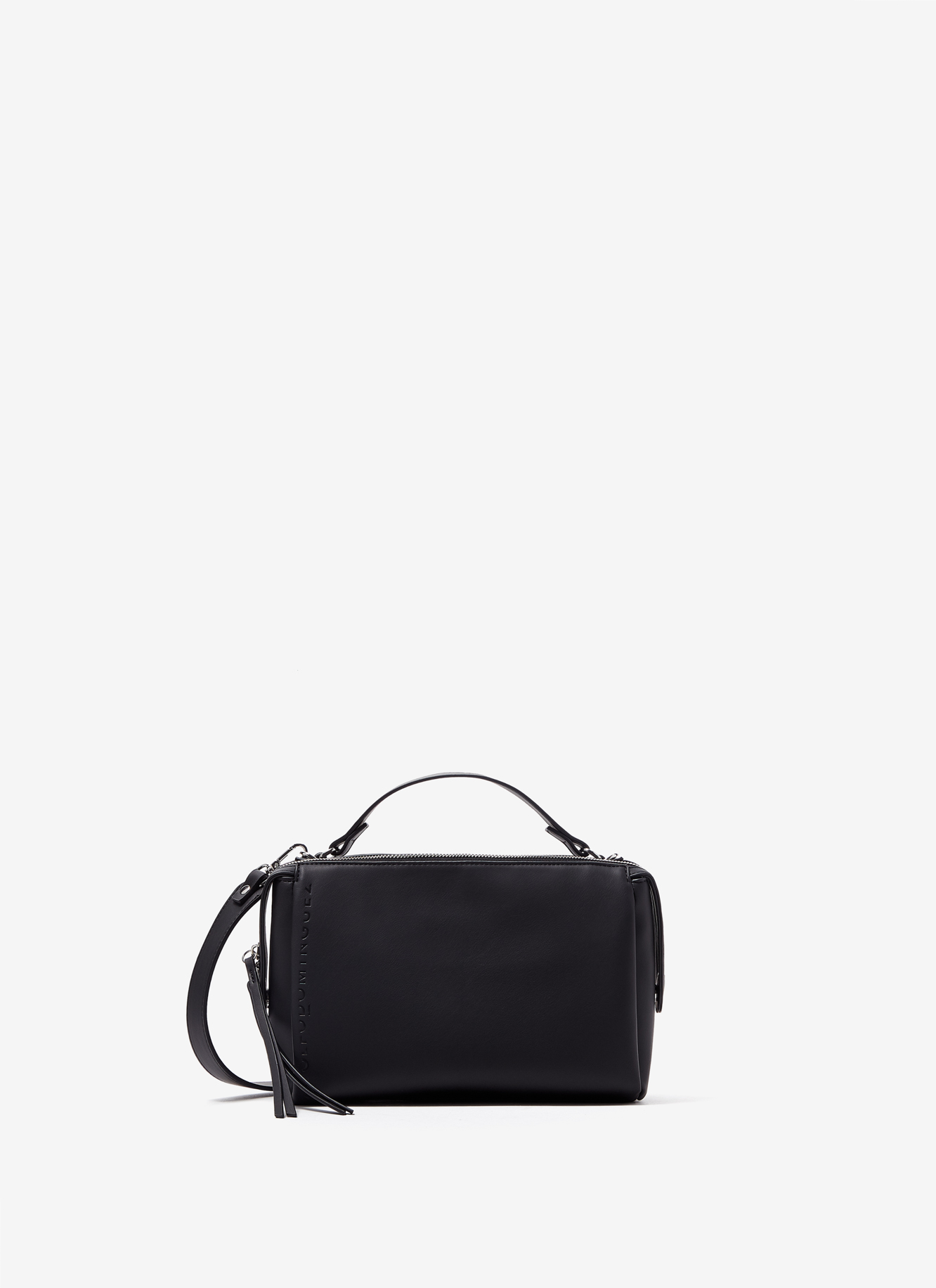 Faux leather city bag image number 0
