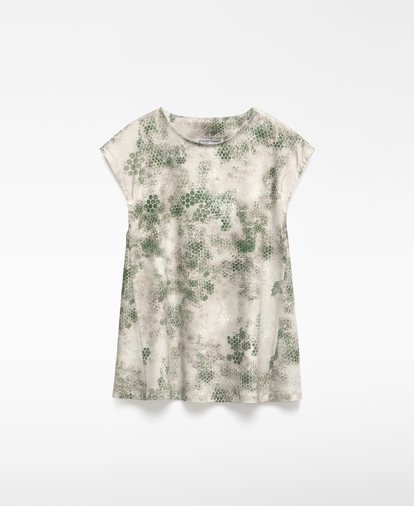 Cotton printed T-shirt woman image number 4