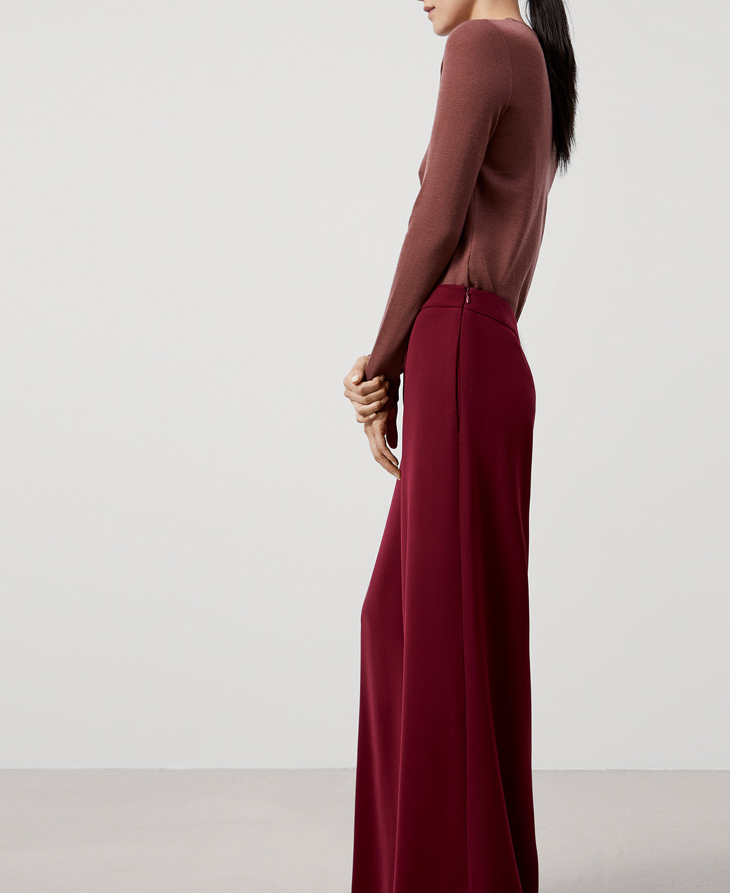 Loose recycled polyester trousers image number 3