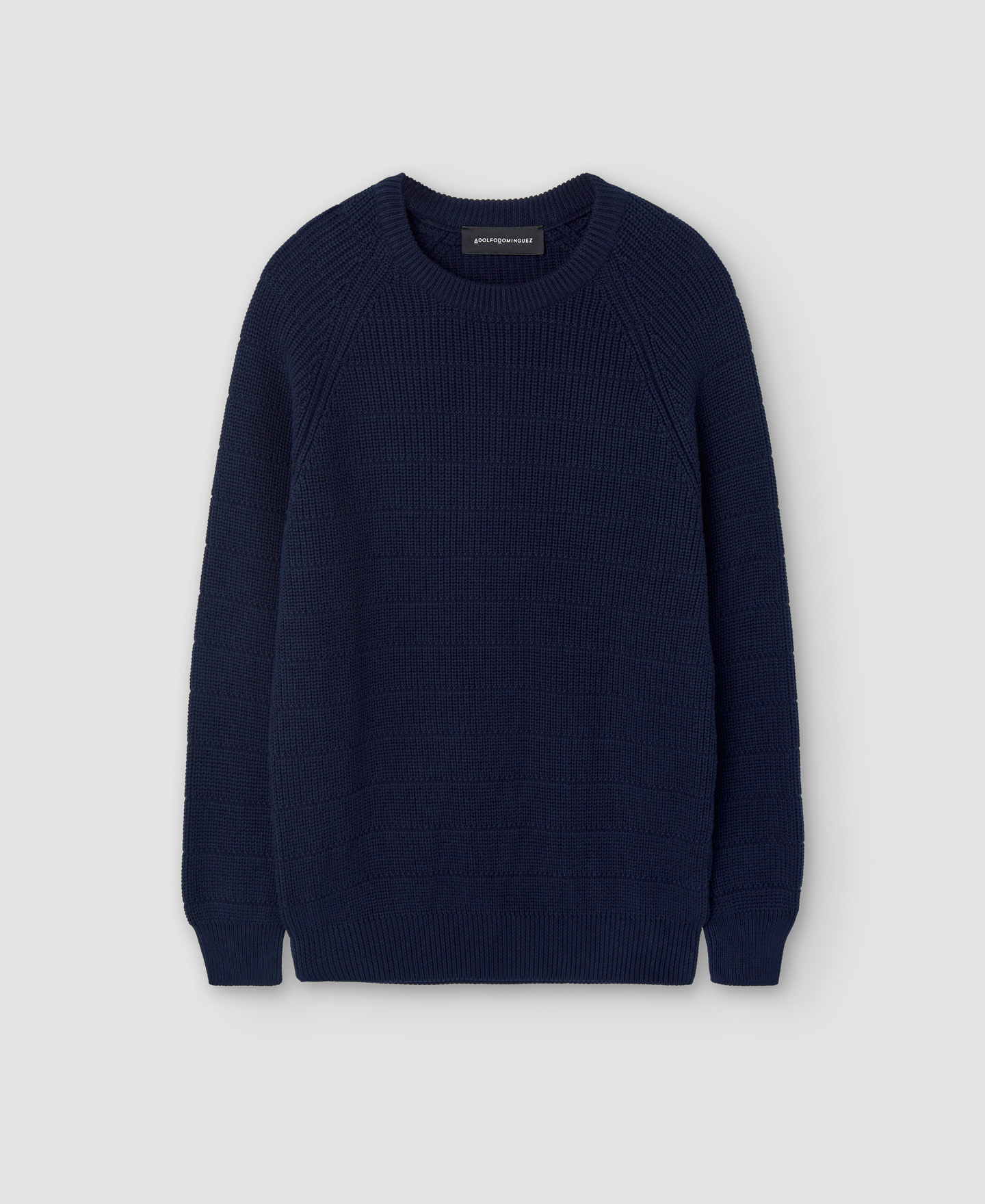 Crew neck organic cotton sweater image number 4
