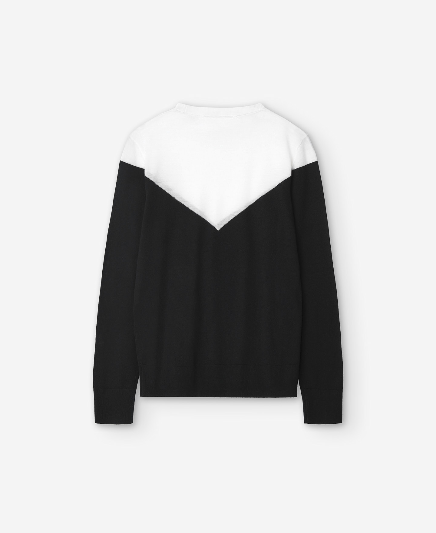 Jersey intarsia bicolor en lana merino image number 7