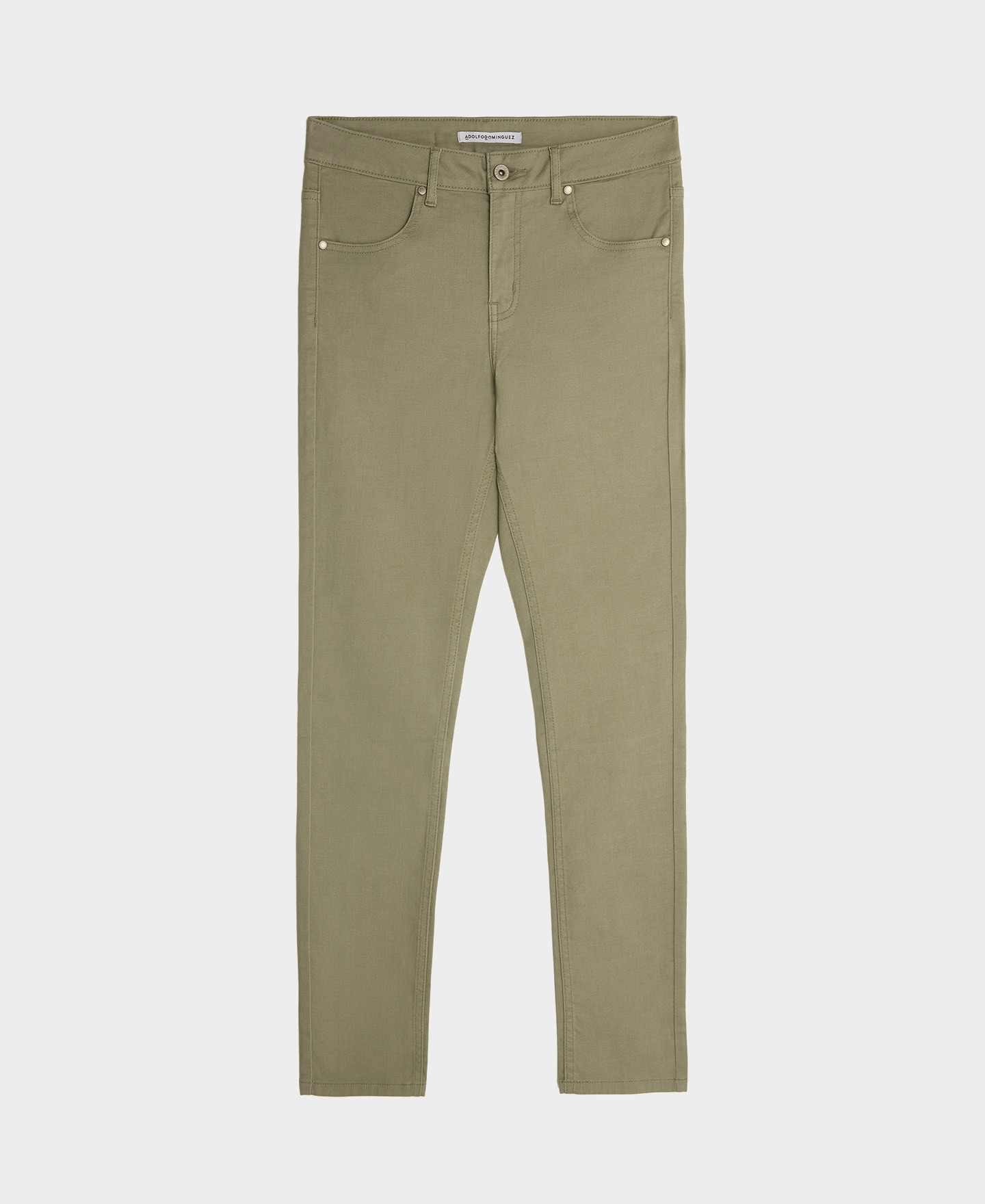 Denim skinny jeans in cotton image number 4
