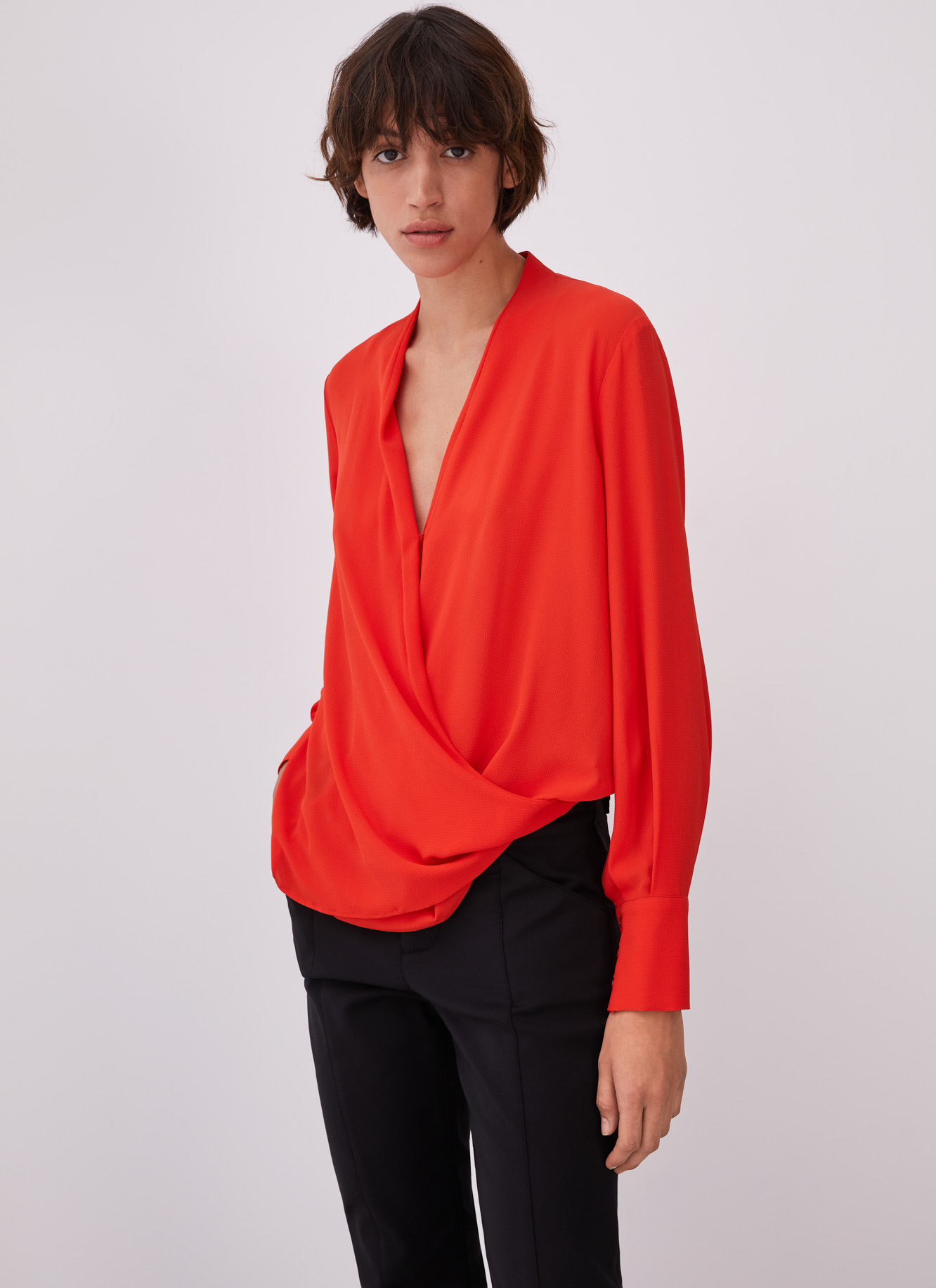 Wrap fluid shirt image number 0
