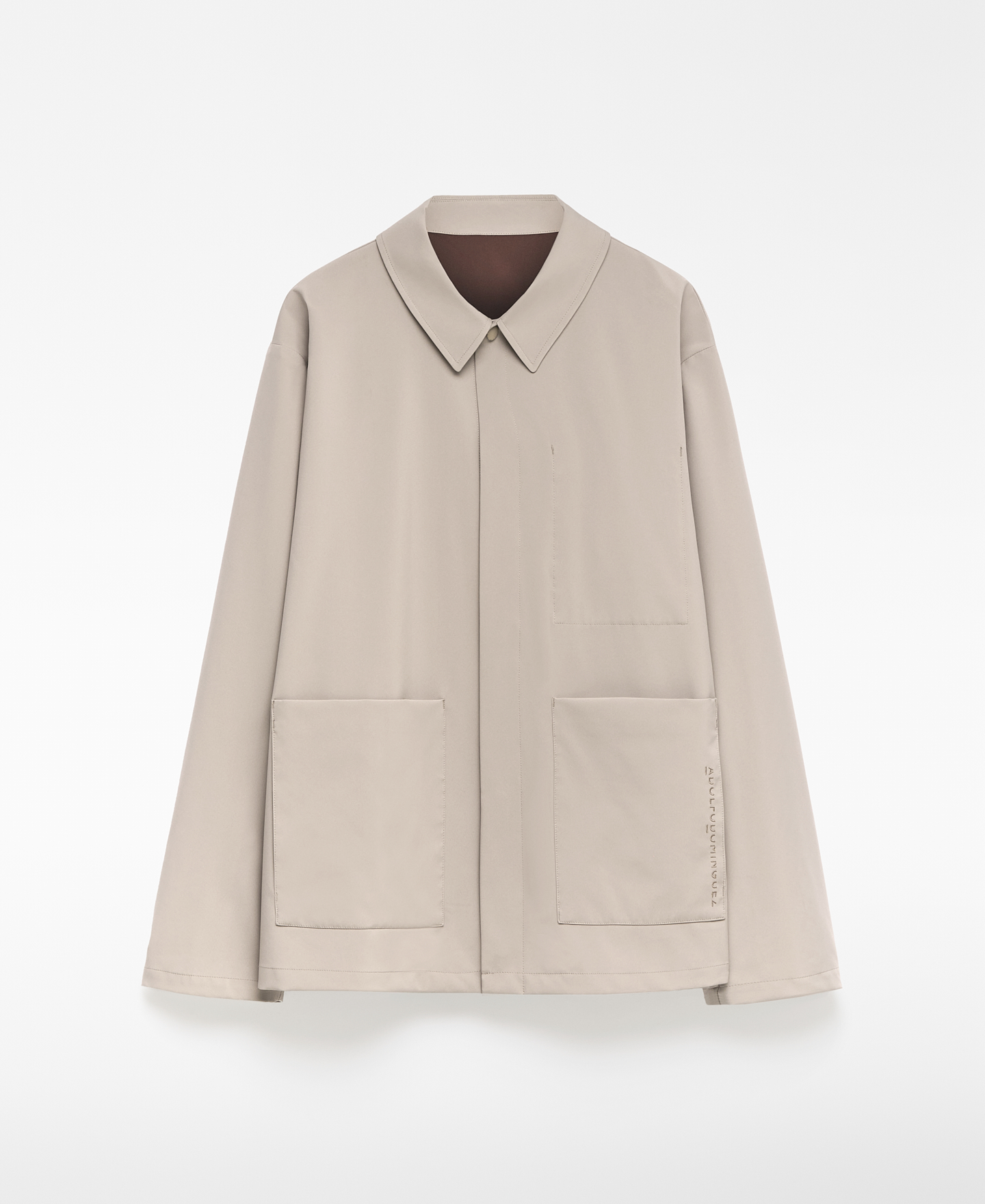 Lapel collar technical jacket image number 0