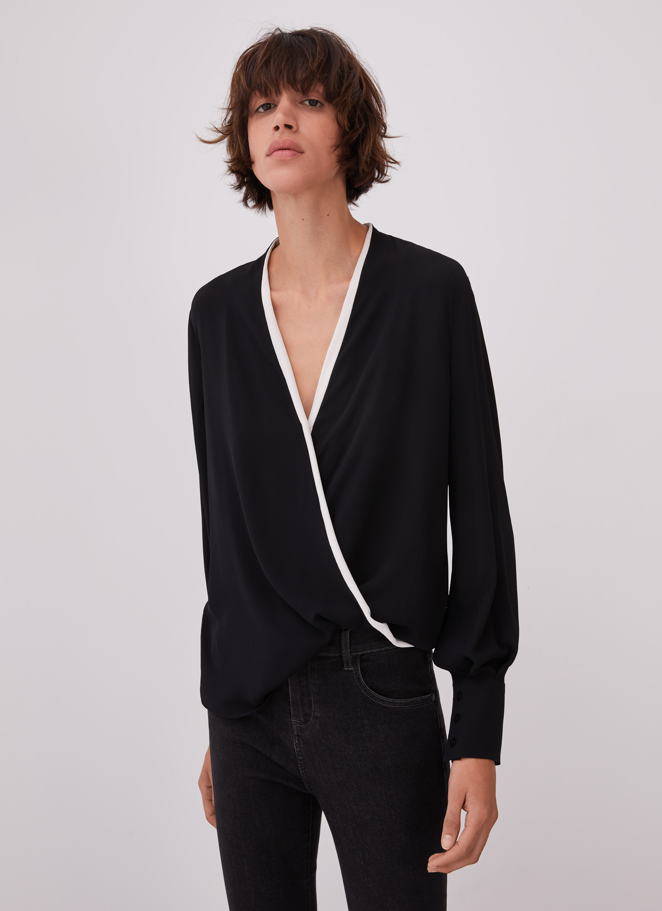 Wrap fluid shirt image number 0