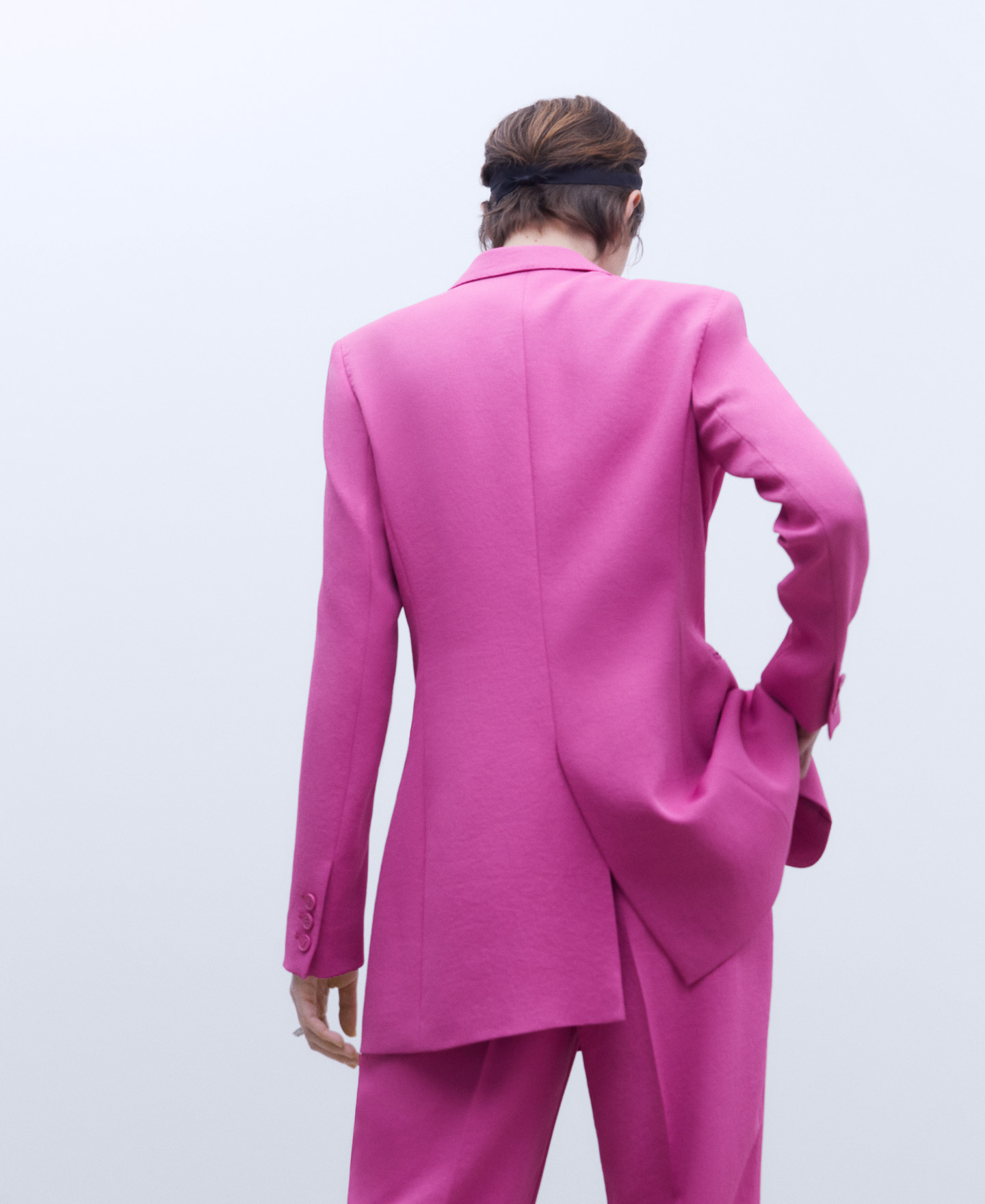 Long fitted blazer image number 2