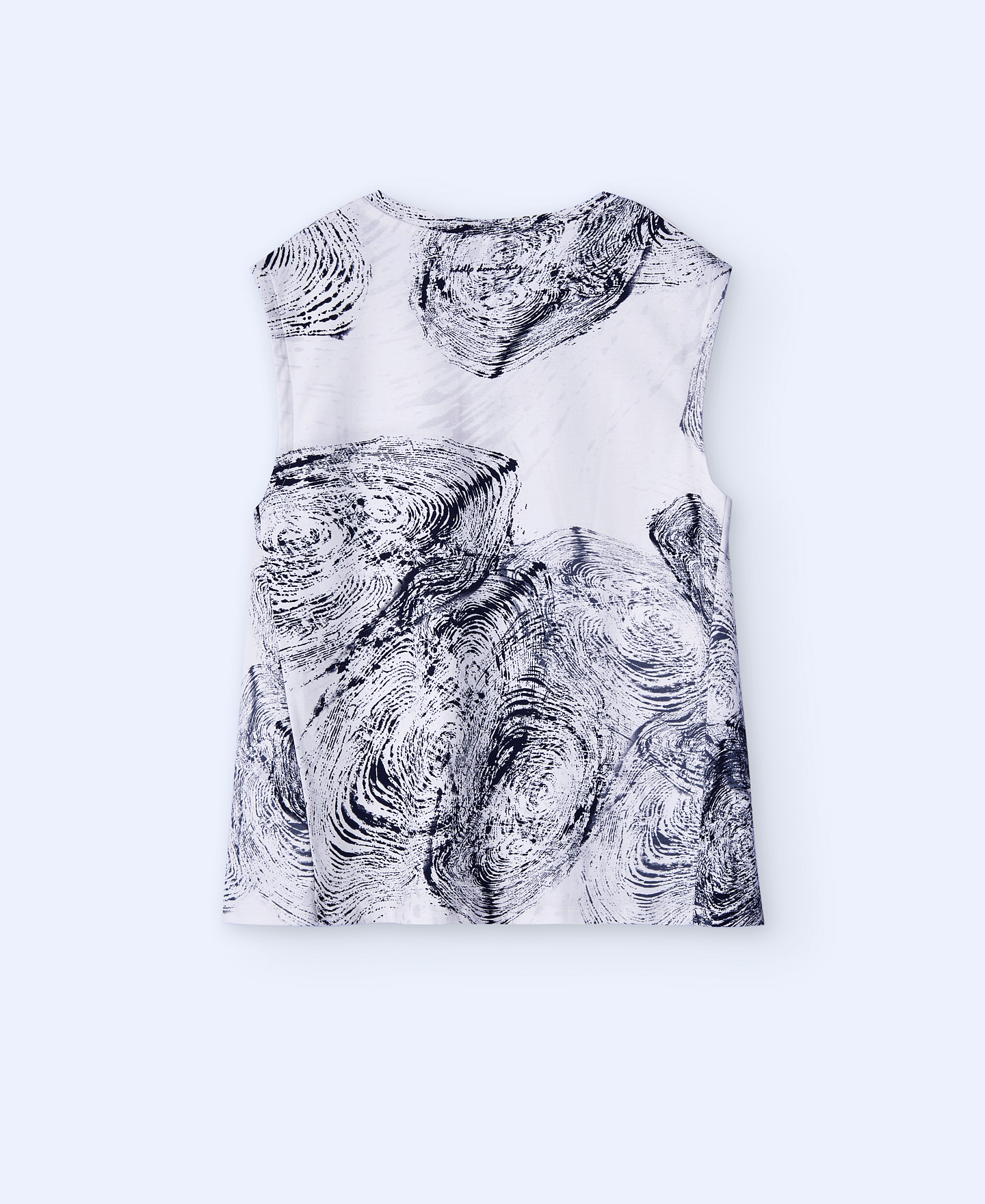 Sleeveless V-neck blouse image number 5