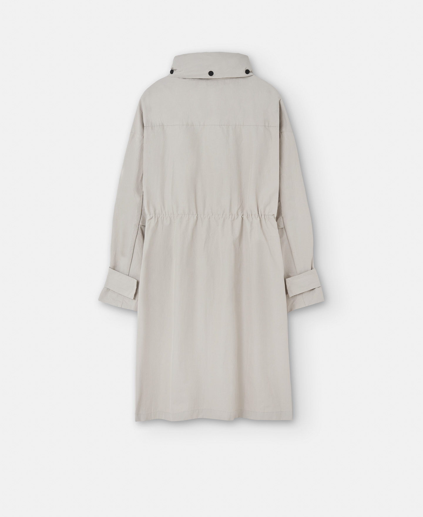 Long parka in cotton and nylon image number 6