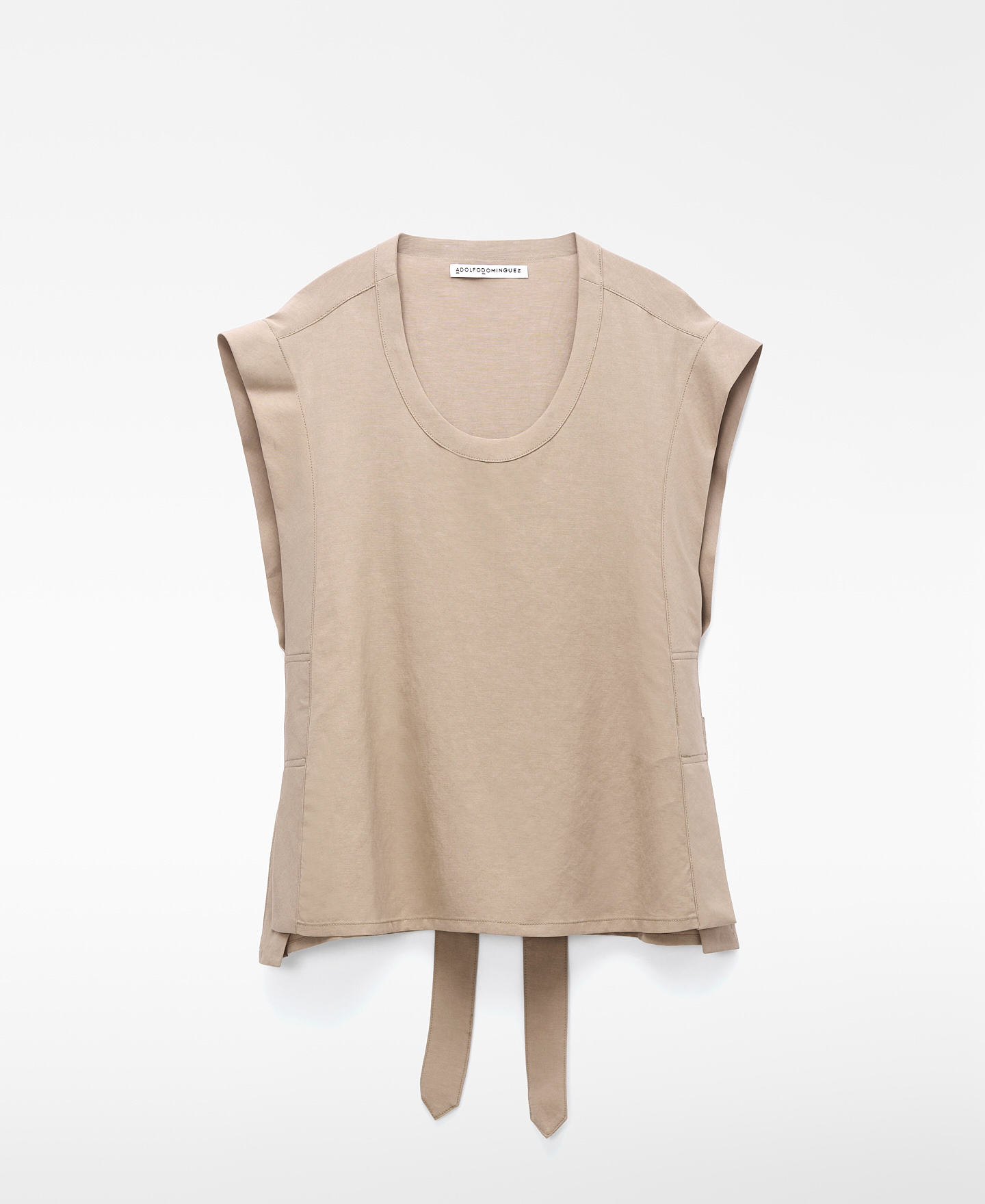 Top with back tie image number 4