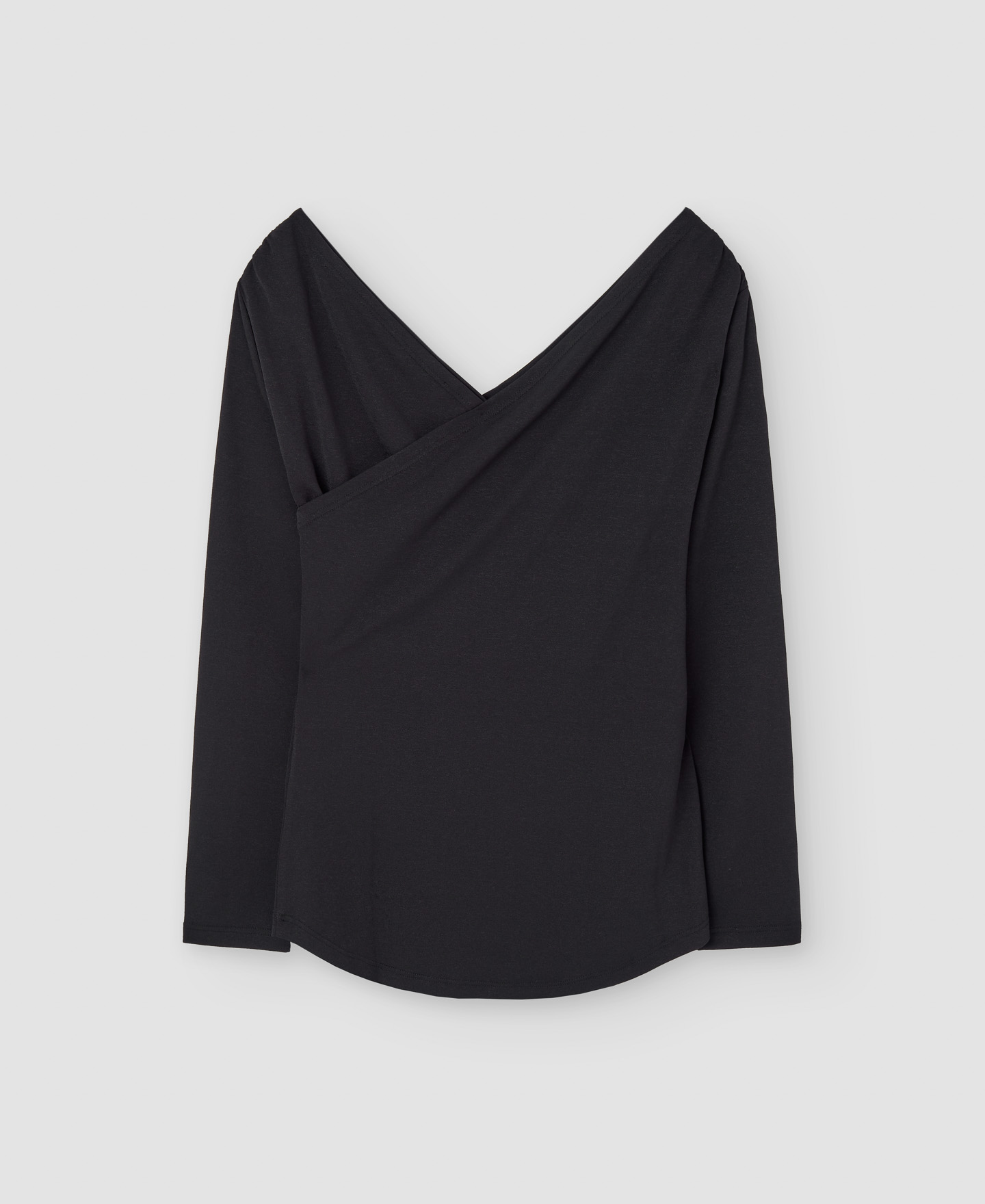 V-surplice neckline t-shirt image number 5