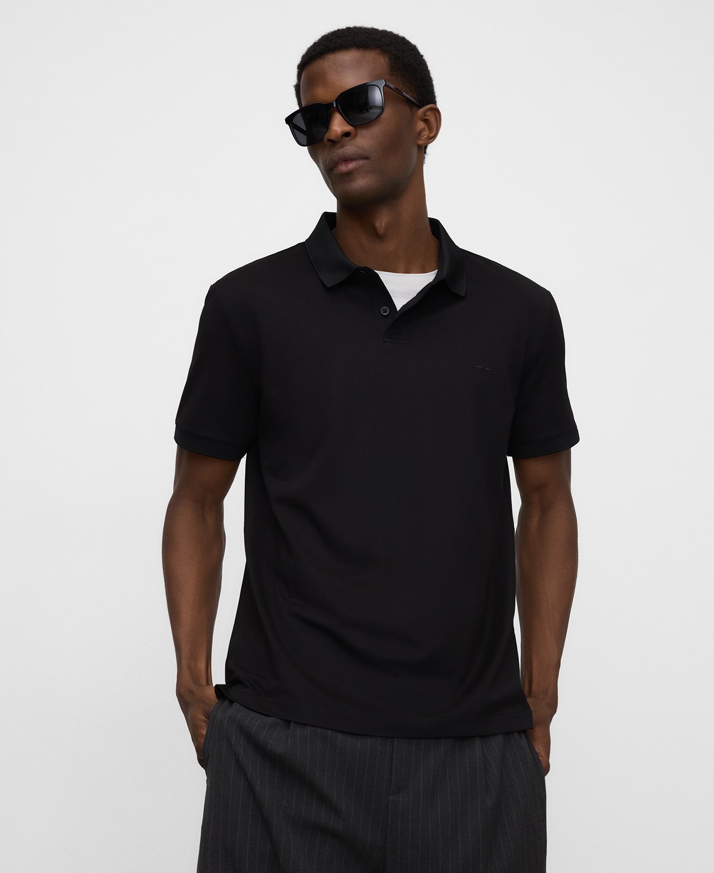 Polo regular fit manga corta image number 0