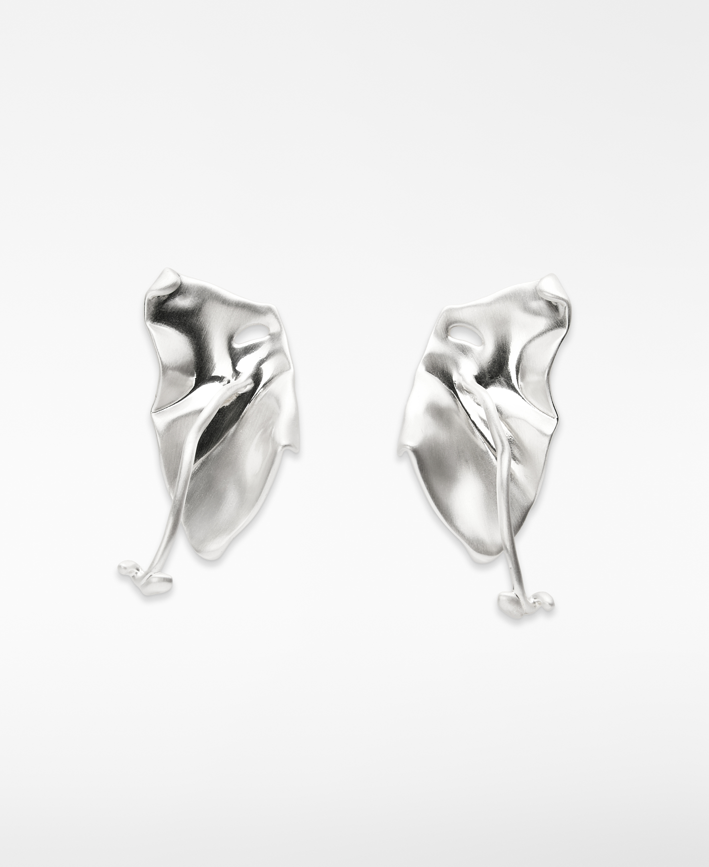 Boucles d&rsquo;oreilles m&eacute;talliques fleur image number 0