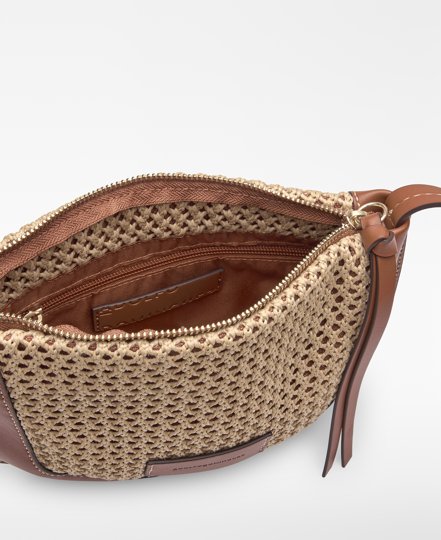 Bandolera Dorna textura rafia image number 2