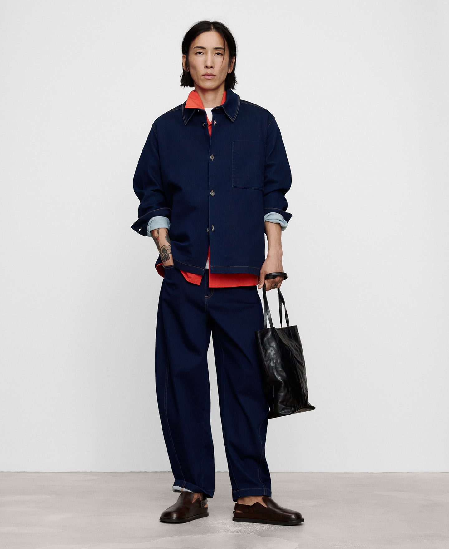 Sobrecamisa denim image number 1