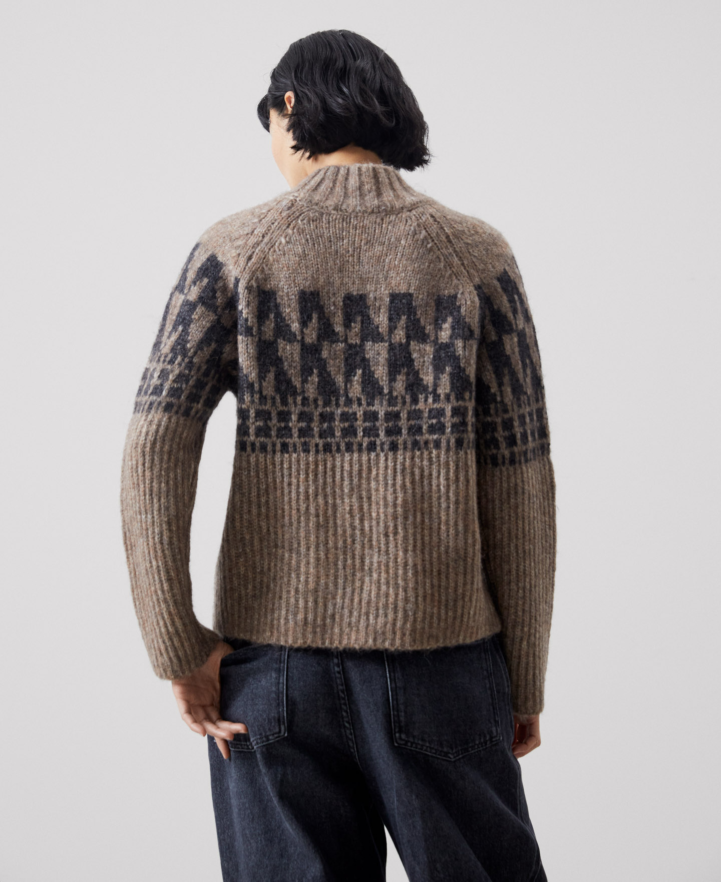 Jersey jacquard en lana merino image number 2