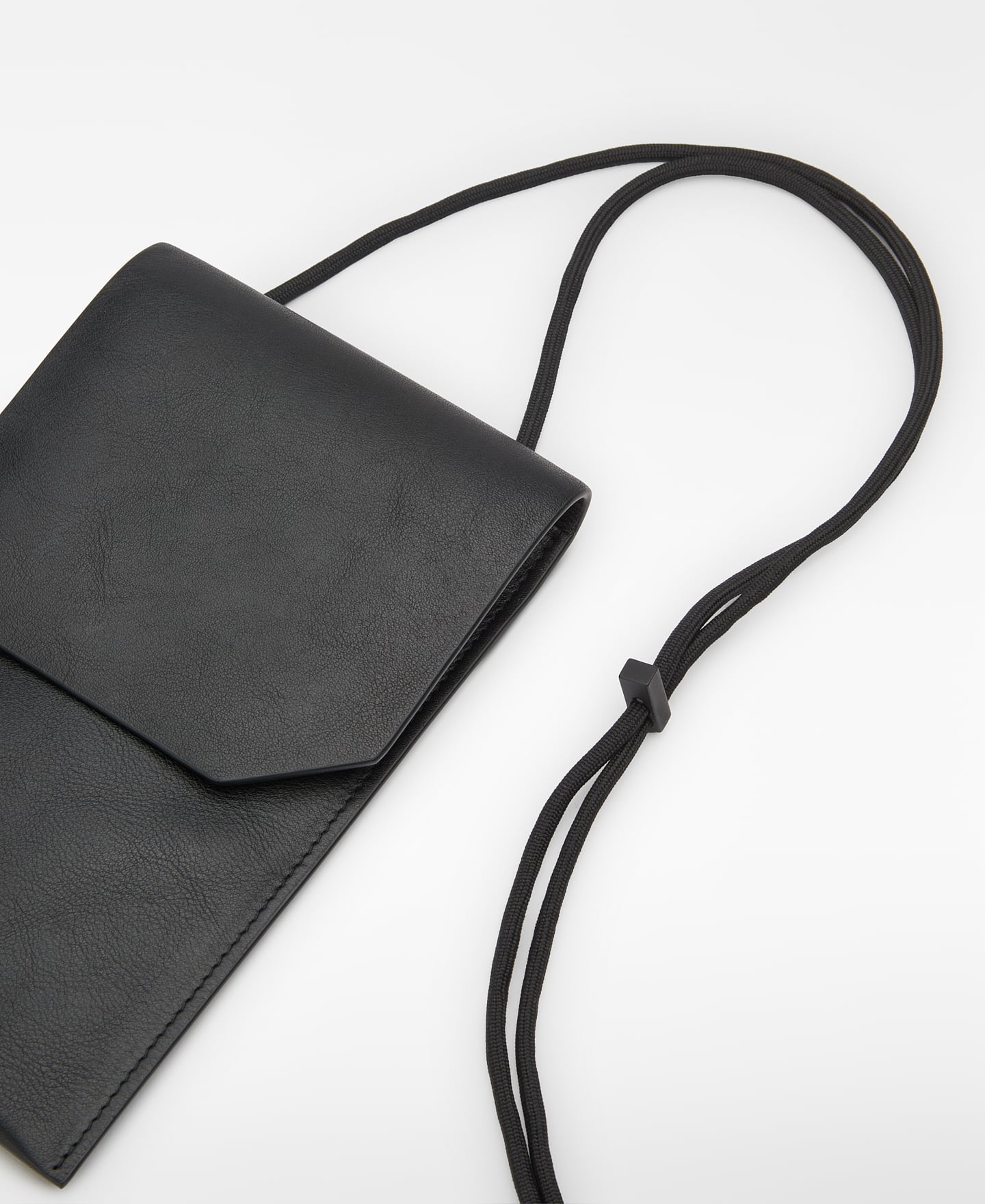 Leather flap mobile phone holder image number 1