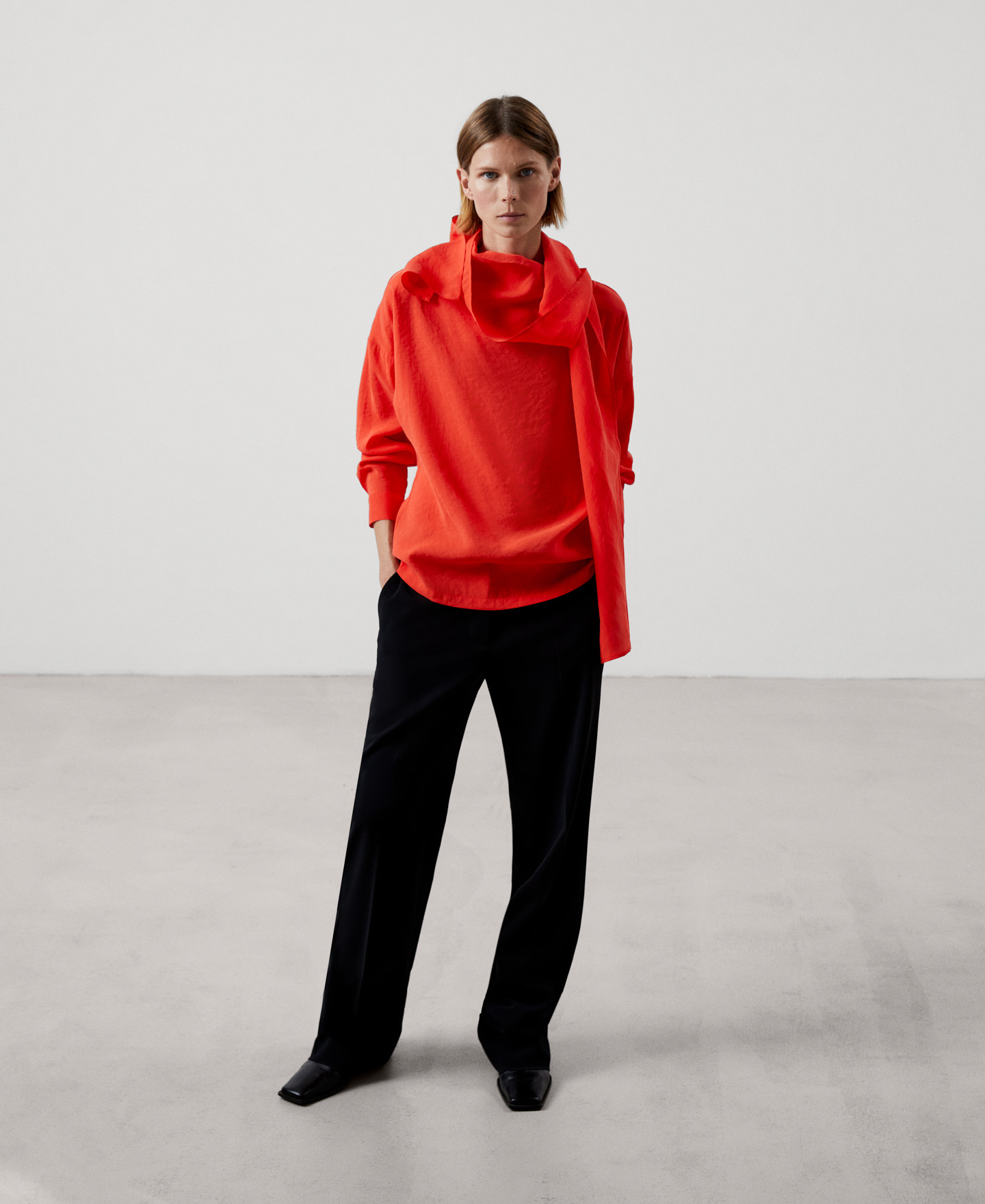 Modal fabric blouse image number 1