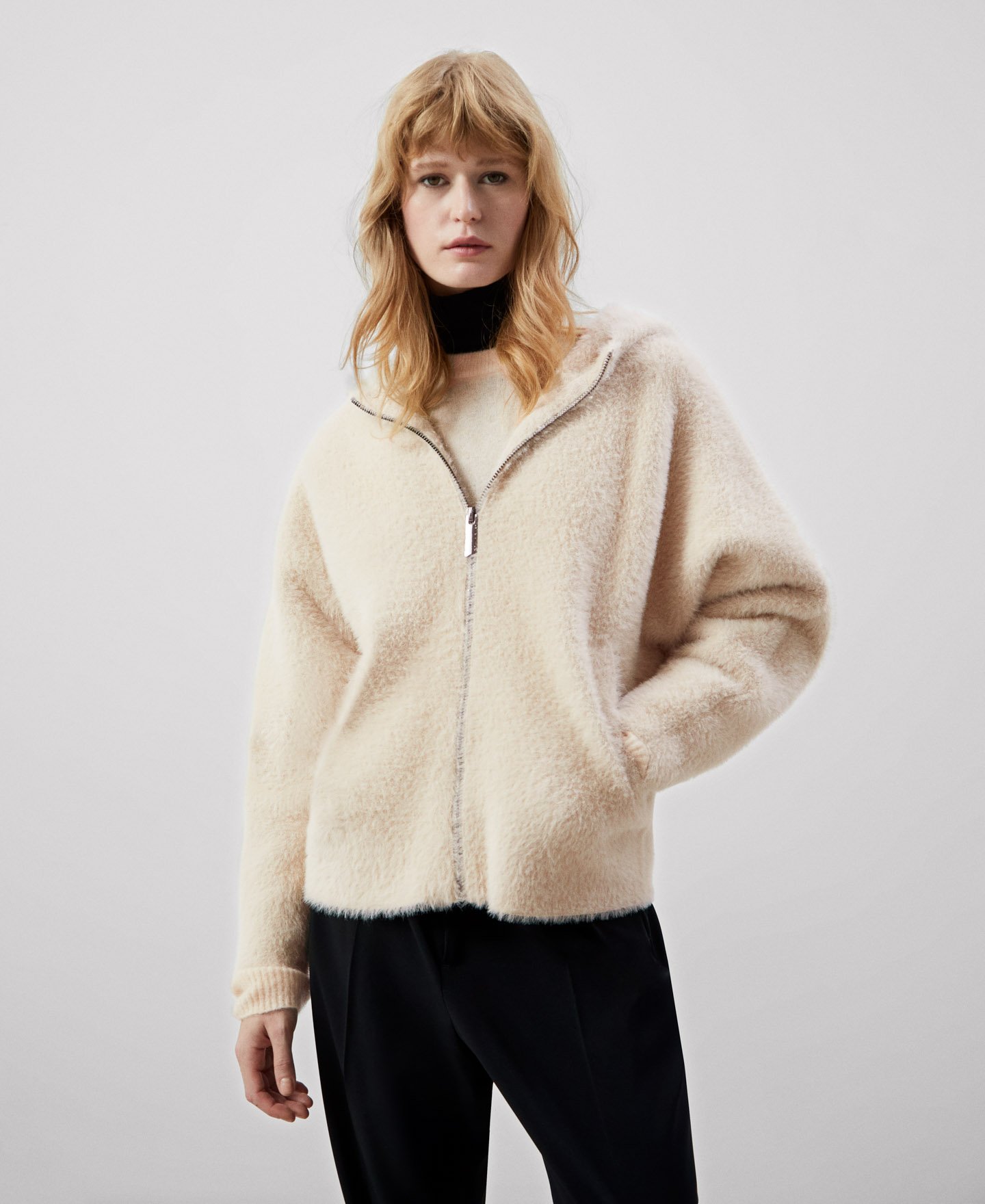 Nylon hooded jacket image number 0